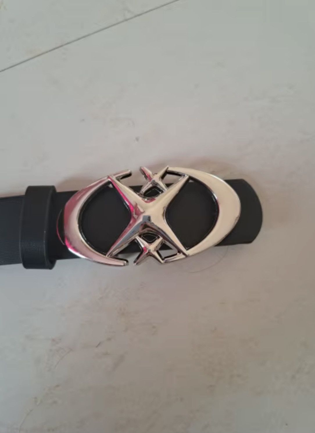 Other Cross star buckle and belt metal gothic y2k Size 40 - 1 Thumbnail