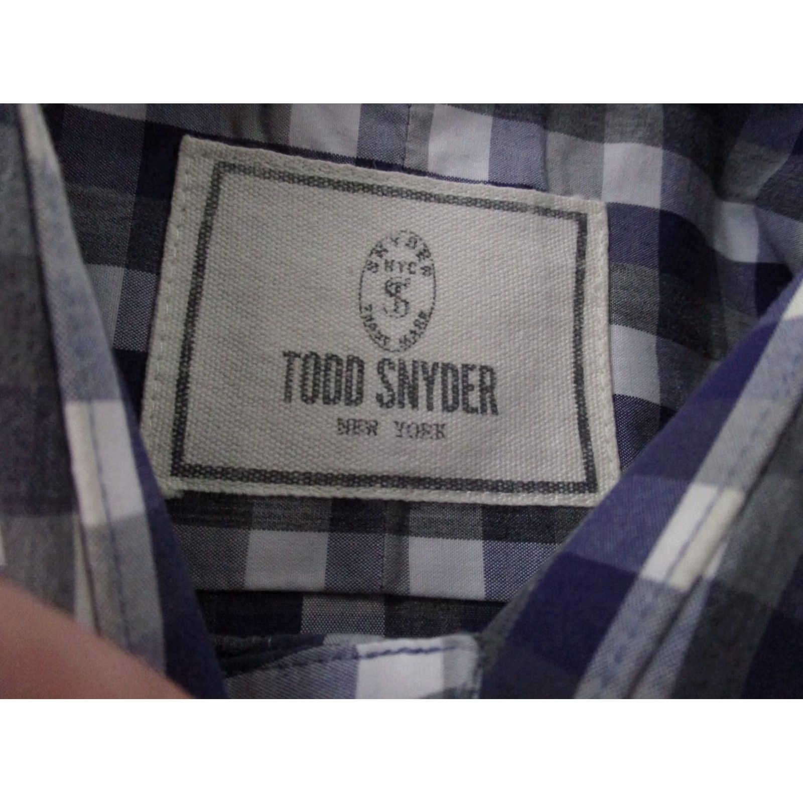 Todd Snyder Todd Snyder Shirt Mens 15.5 34 35 M Purple Plaid Dress Preppy Business Classic Size 34R - 7 Thumbnail