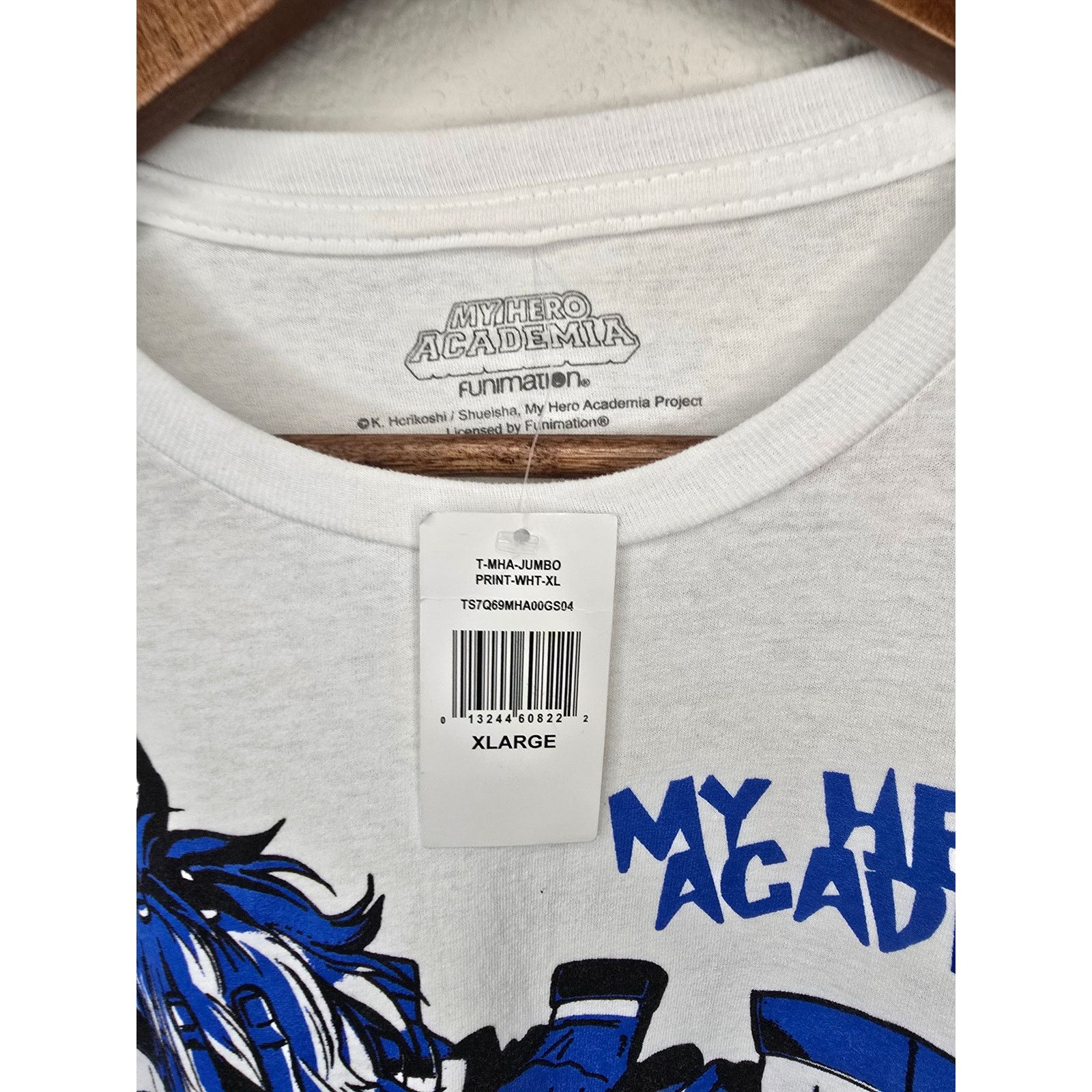 Other My Hero Academia Shirt Mens XL White Graphic Anime Tee NWT Size US L / EU 52-54 / 3 - 4 Thumbnail