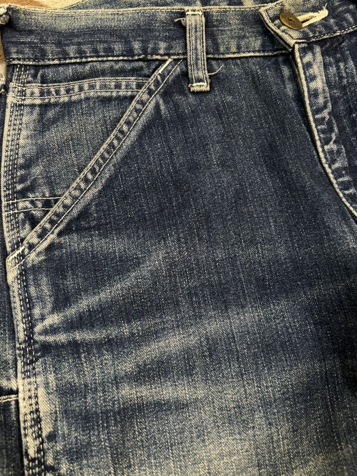 Lee Vintage 90s Lee Mud Wash Baggy Carpenter Jeans Size US 29 - 5 Thumbnail