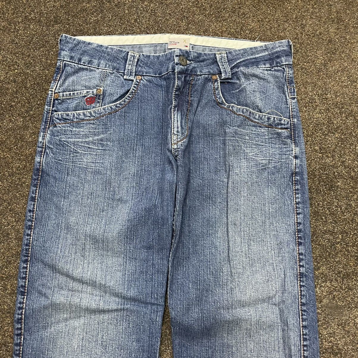 Vintage Vintage Y2K Baggy Wide Leg Jeans Distressed Skater Logo 32 Size US 32 / EU 48 - 5 Thumbnail