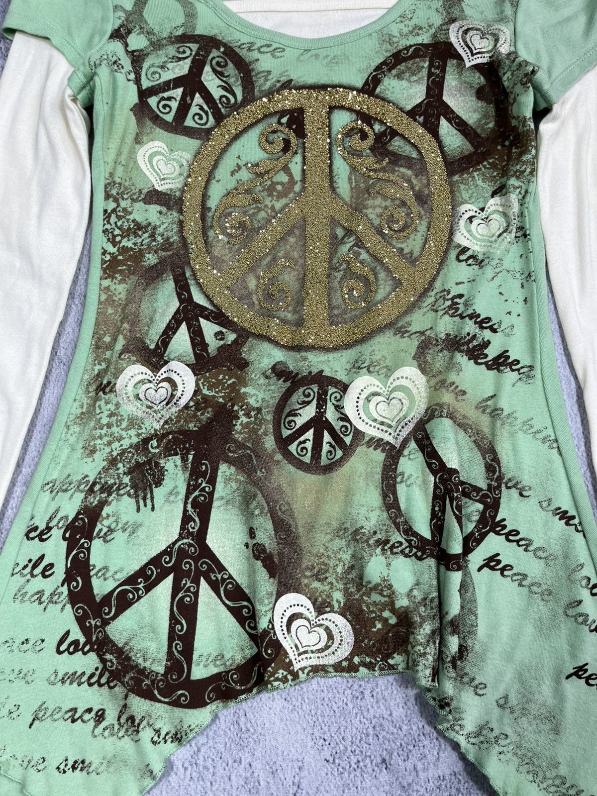 Japanese Brand Vintage Y2K 2000s style tunic longsleeve tee hippie style M Size M / US 6-8 / IT 42-44 - 2 Thumbnail