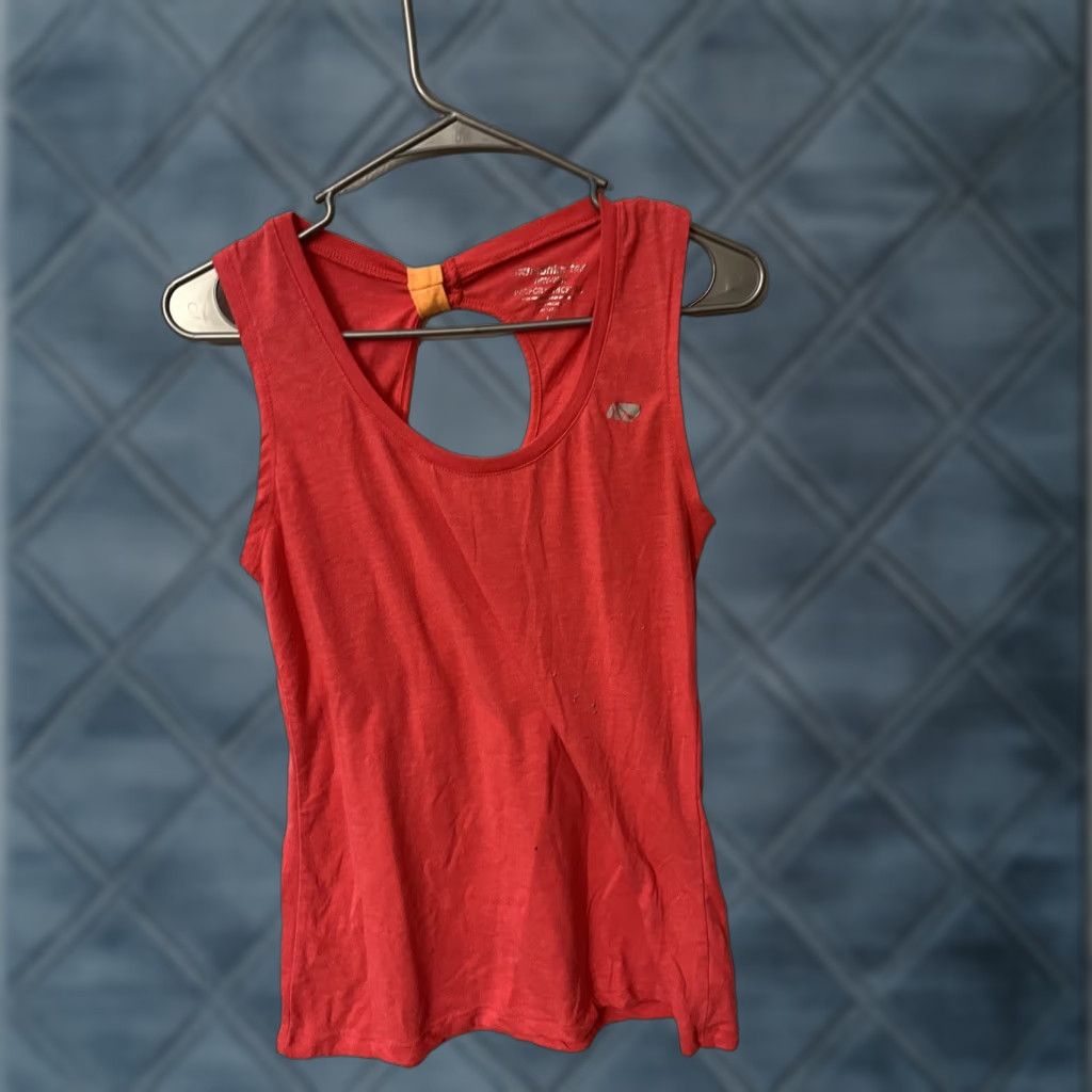 Vintage Marika Tank Top Womens L Pink Dry-Wik Performance Tee Racerback Yoga Shirt Size L / US 10 / IT 46 - 1 Thumbnail