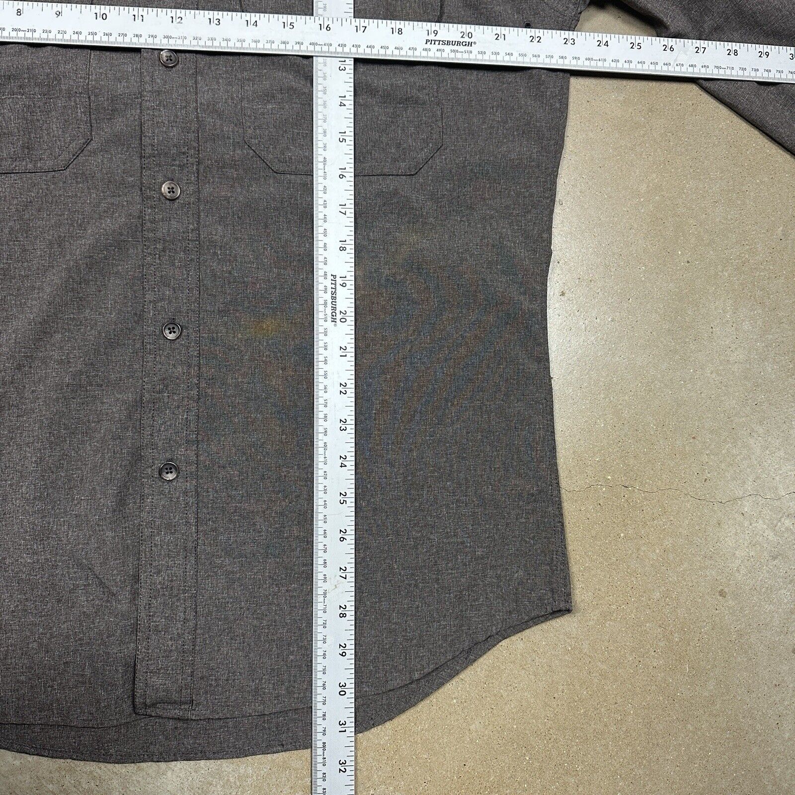 Filson CC Filson Men's Grey Button Down Long Sleeve Shirt Size US M / EU 48-50 / 2 - 6 Thumbnail