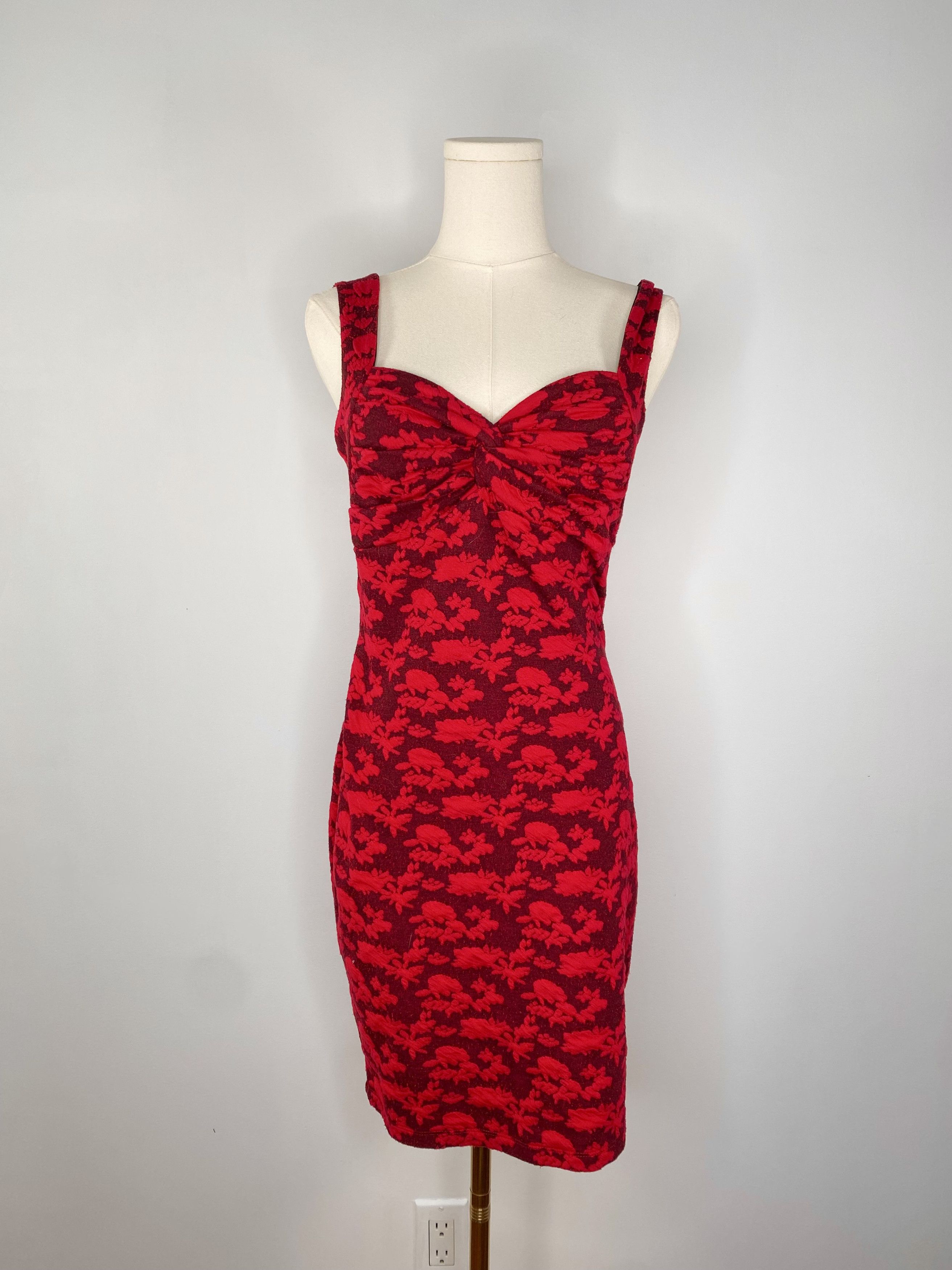 Dolls Kill Candie’s - Red Floral Pin-up Dress Size M / US 6-8 / IT 42-44 - 1 Thumbnail
