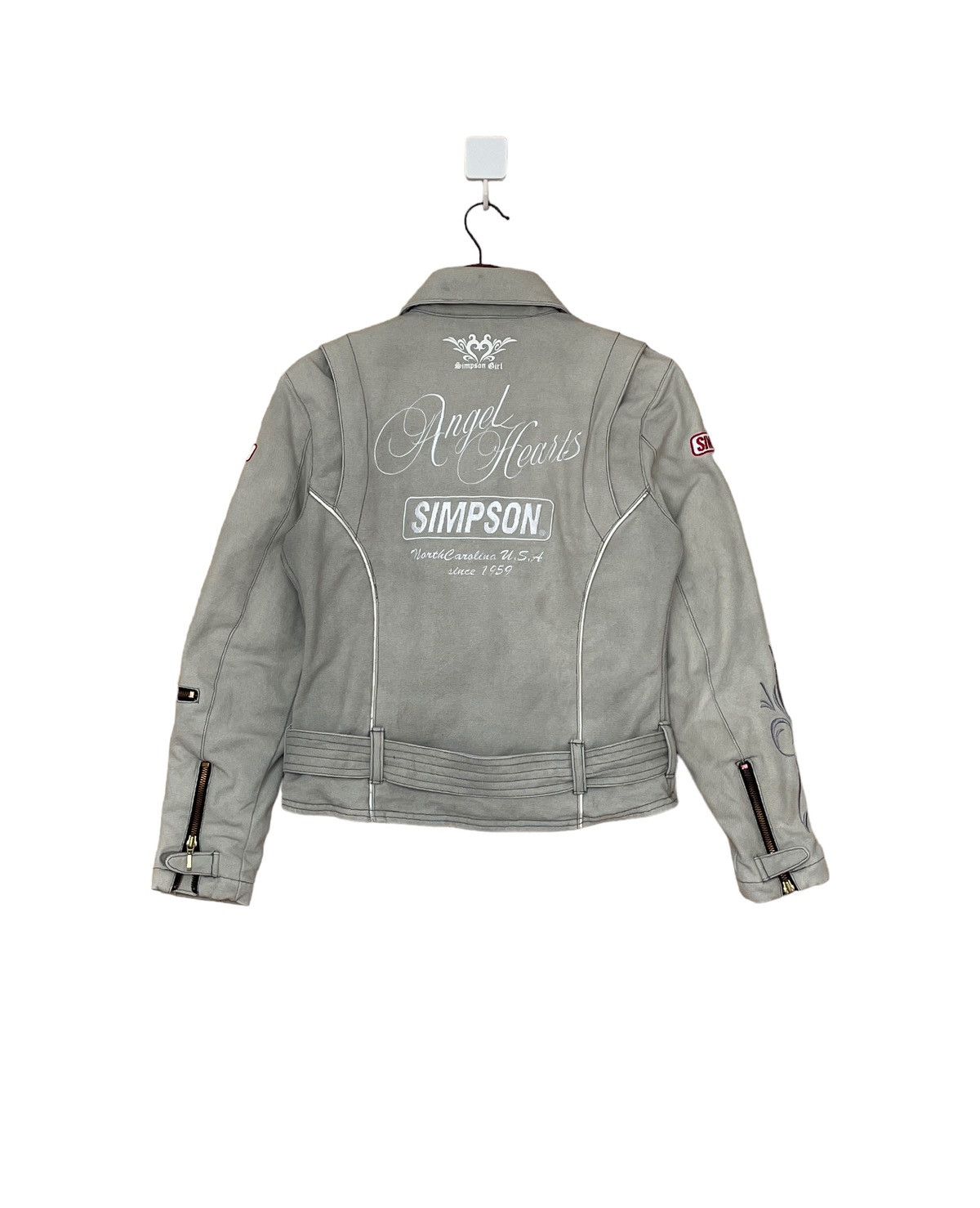 Other Vintage Racing Brand Simpson Motorcycle Jacket 1990s Size US M / EU 48-50 / 2 - 2 Thumbnail