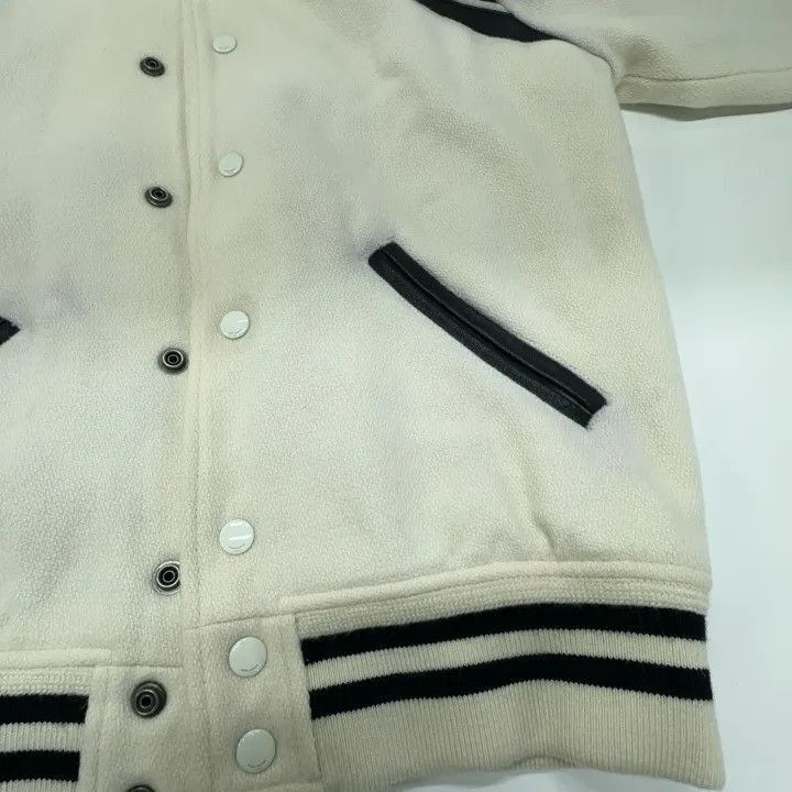 Saint Laurent Paris Saint Laurent White Striped Baseball Jacket-2507 Size US M / EU 48-50 / 2 - 5 Thumbnail