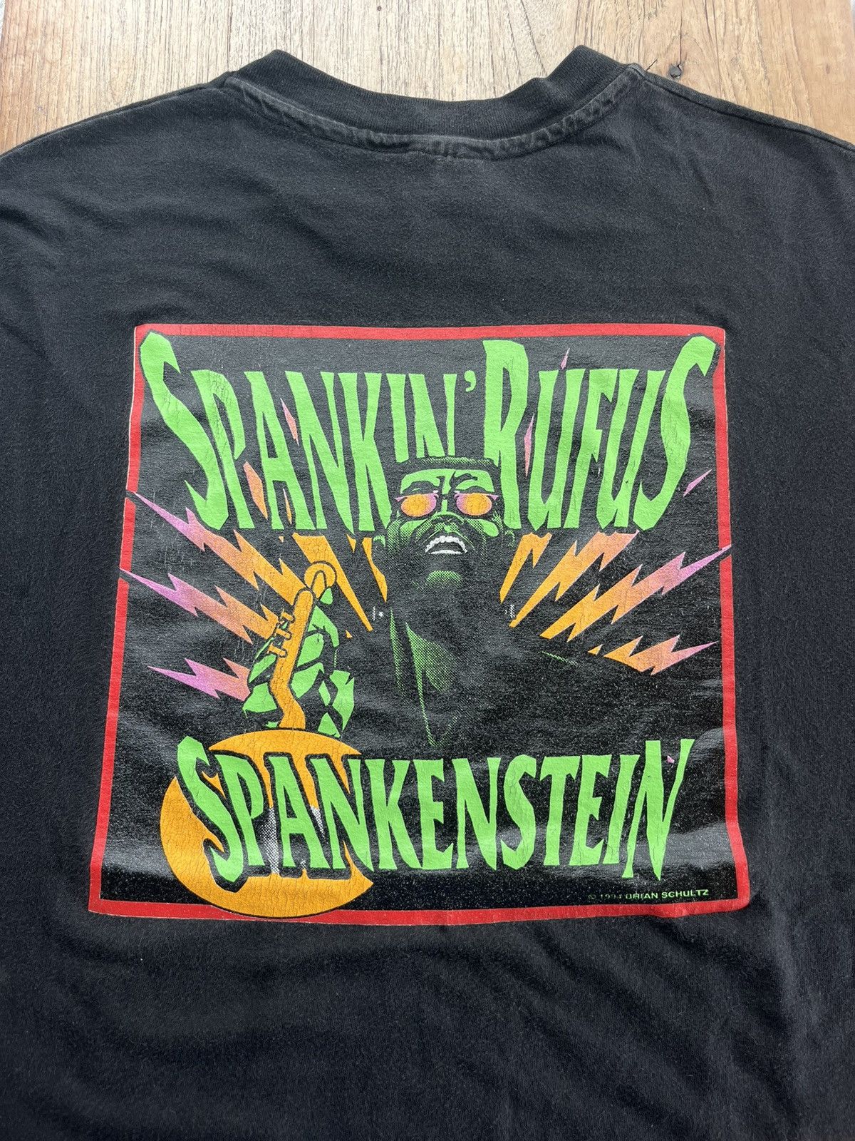 Vintage Vintage SPANKIN’RUFUS Spankenstein 94’s Brian Schultz shirt Size US XL / EU 56 / 4 - 9 Thumbnail