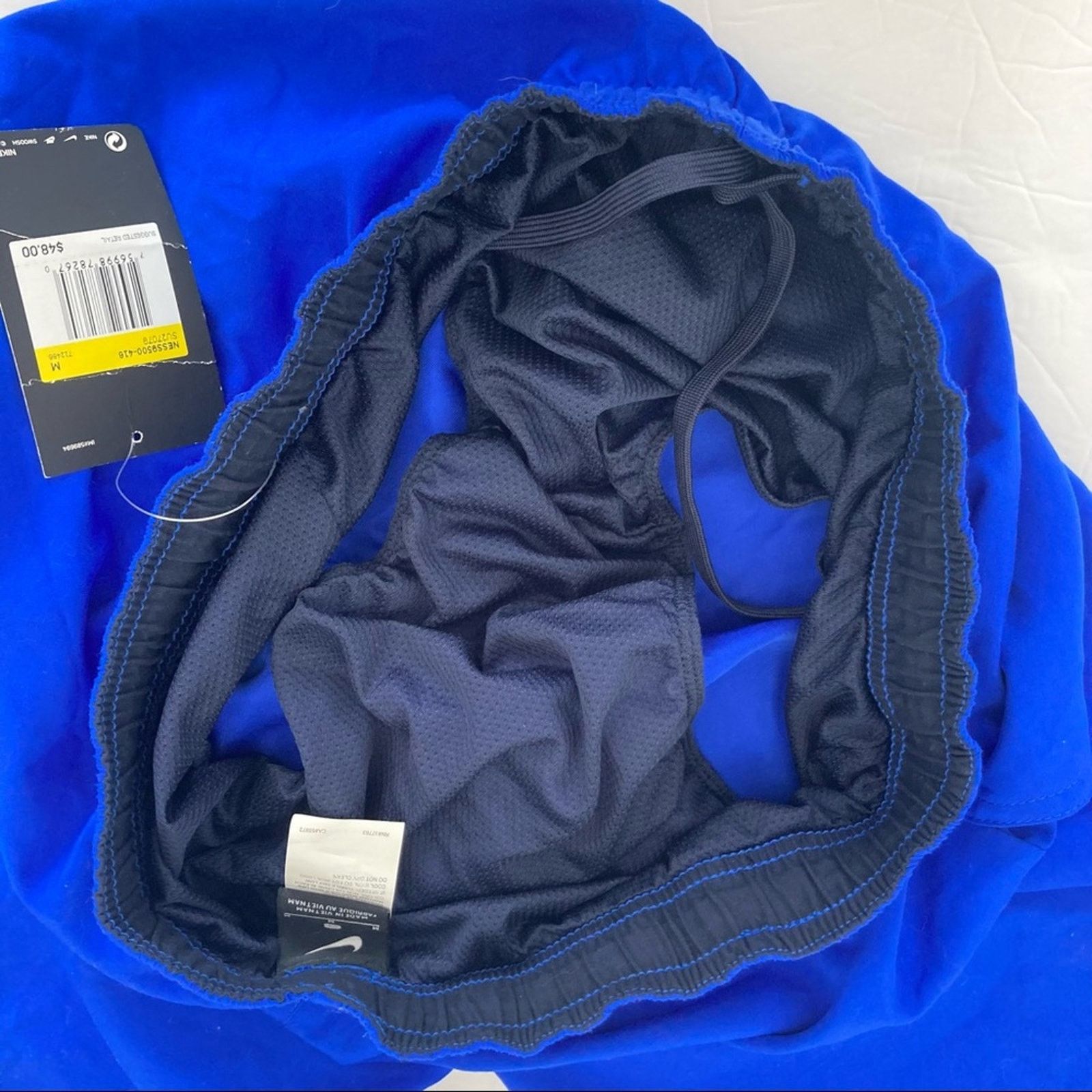 Nike Nike Blue Bathing Suit Swim Trunks Sz M Size US 29 - 7 Thumbnail