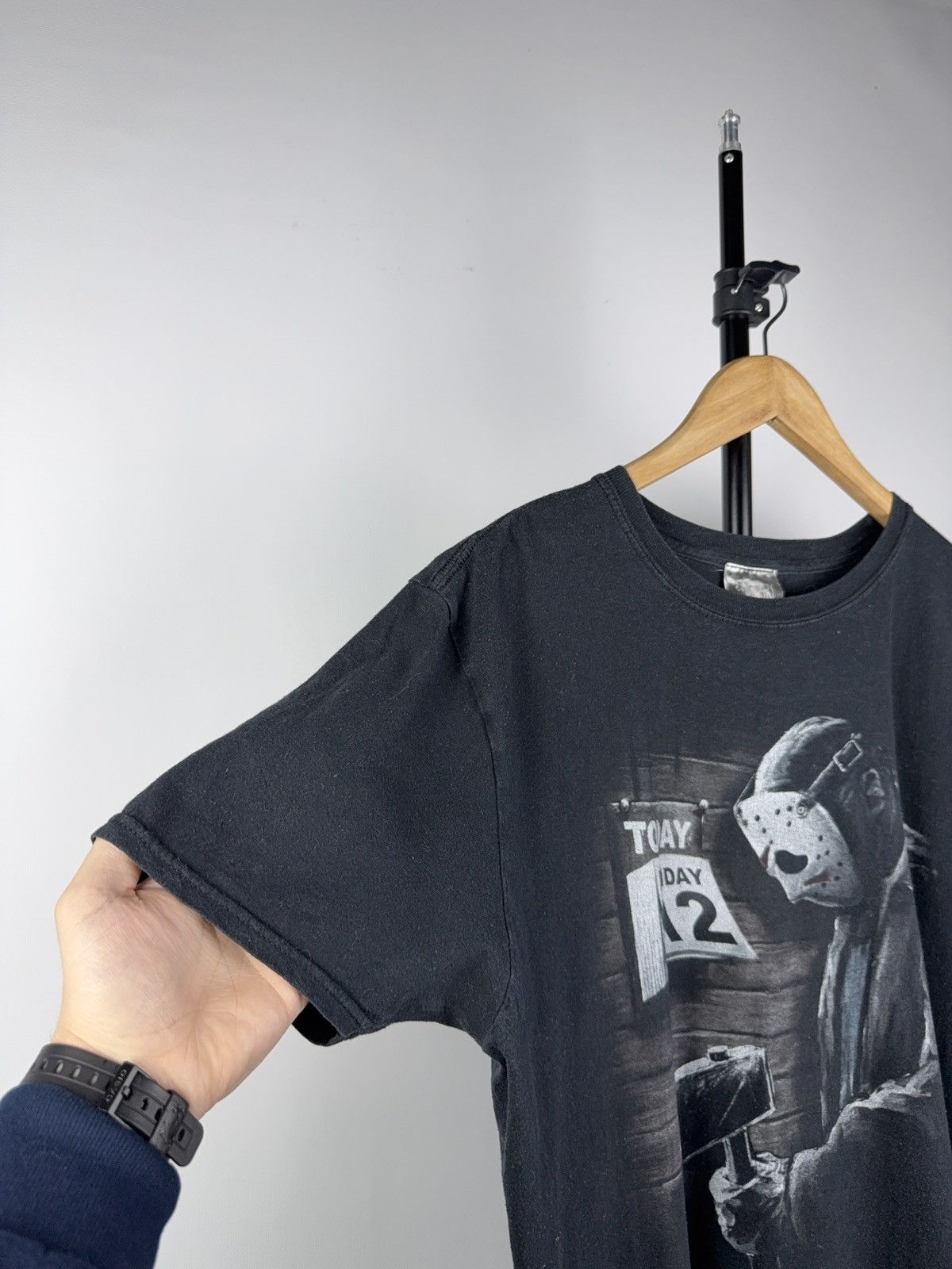 Band Tees × Vintage Vintage Y2K Friday 12 Vamp Horror Art Faded T shirt Size US L / EU 52-54 / 3 - 4 Thumbnail