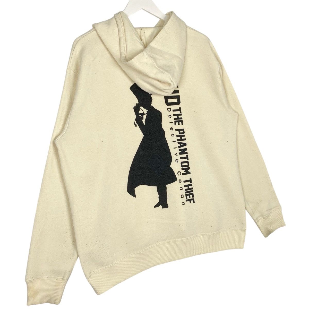 Vintage Vintage Japanese Anime Detective Conan Hoodie Beige Size LL Size US L / EU 52-54 / 3 - 3 Thumbnail