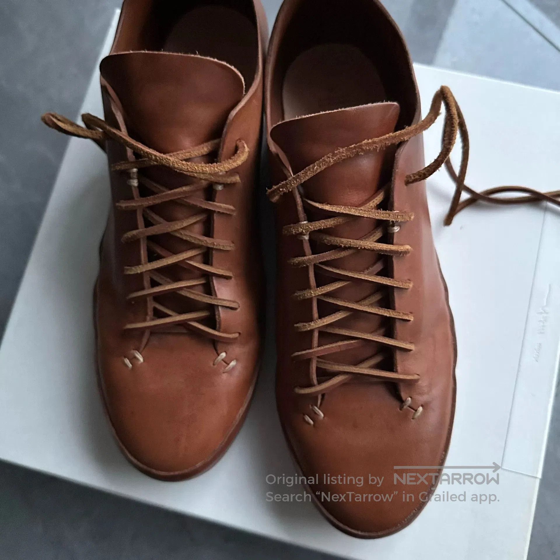 Feit FEIT Hand Sewn Low Horse Leather Shoes. Size US 11 / EU 44 - 4 Thumbnail