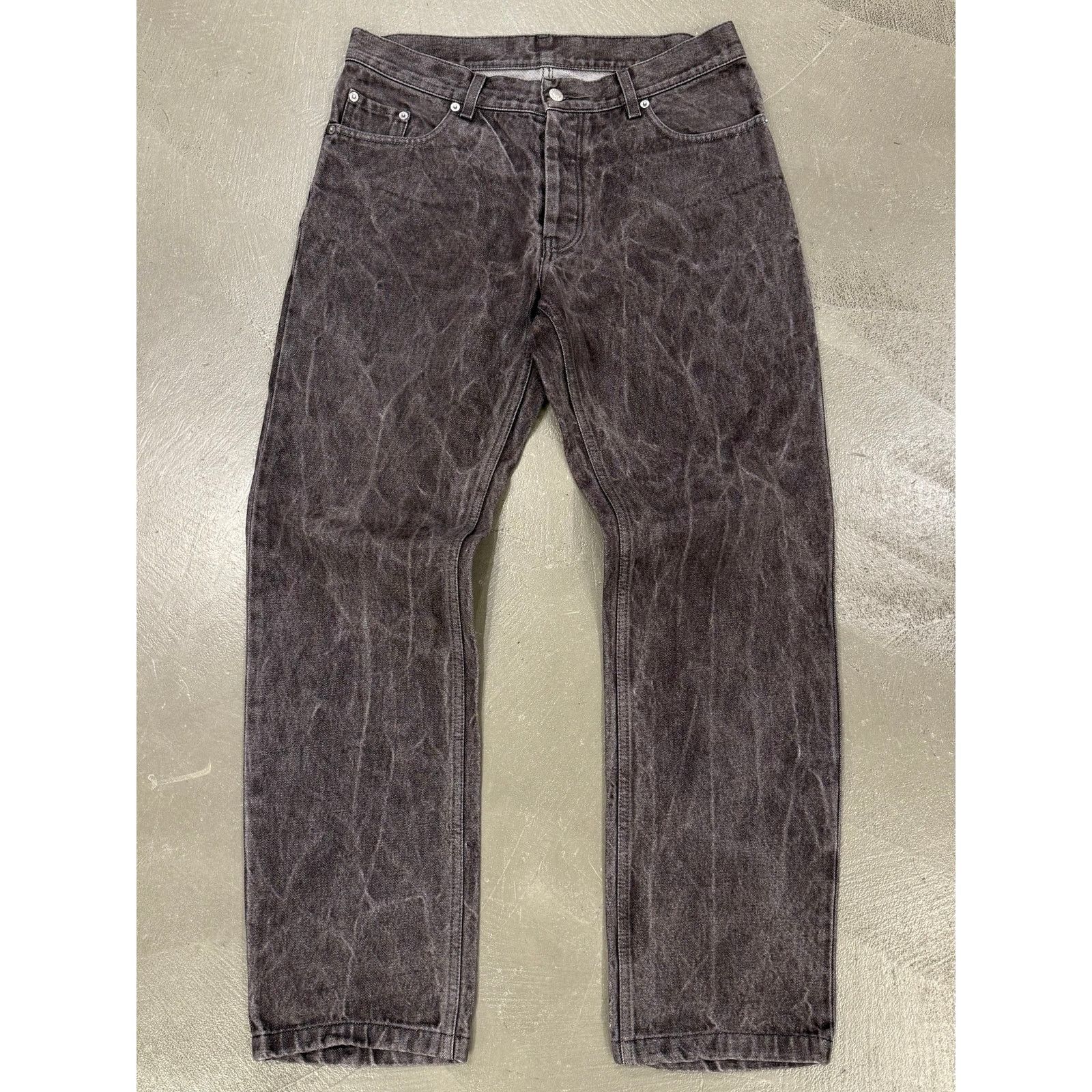 Helmut Lang Helmut Lang classic brown washed denim Size 24" / US 00 / IT 34 - 1 Thumbnail