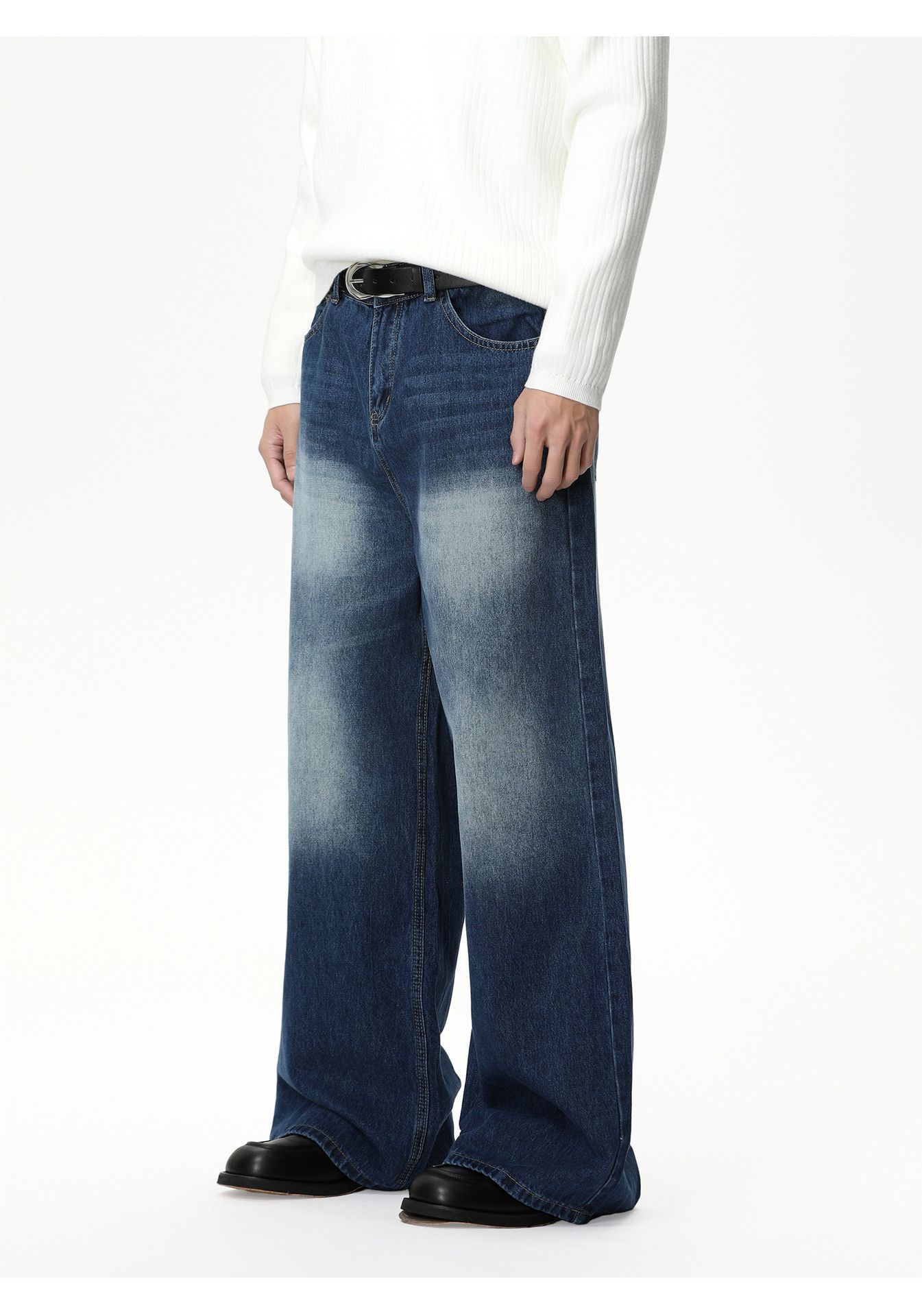 Japanese Brand Japanese retro classic washed denim jeans Size US 32 / EU 48 - 3 Thumbnail