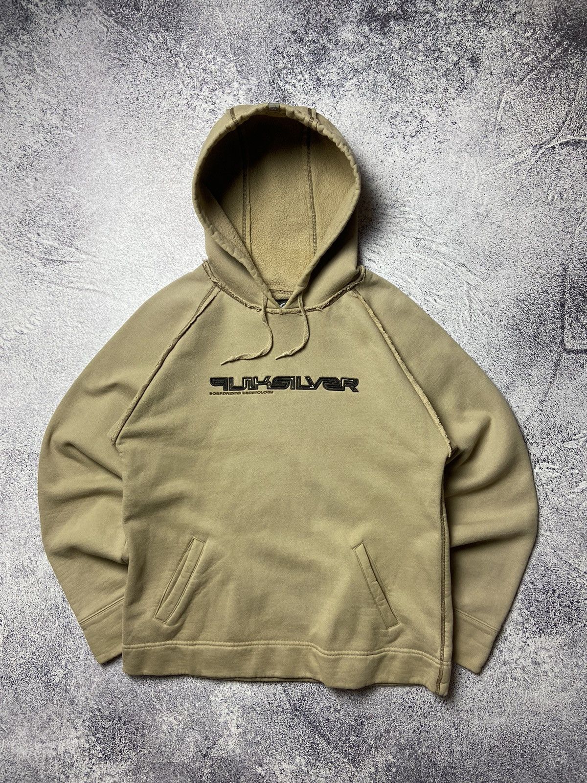 Quiksilver Vintage 90s Quiksilver Hoodie Big Logo Australian Surf Skate Size US L / EU 52-54 / 3 - 1 Thumbnail