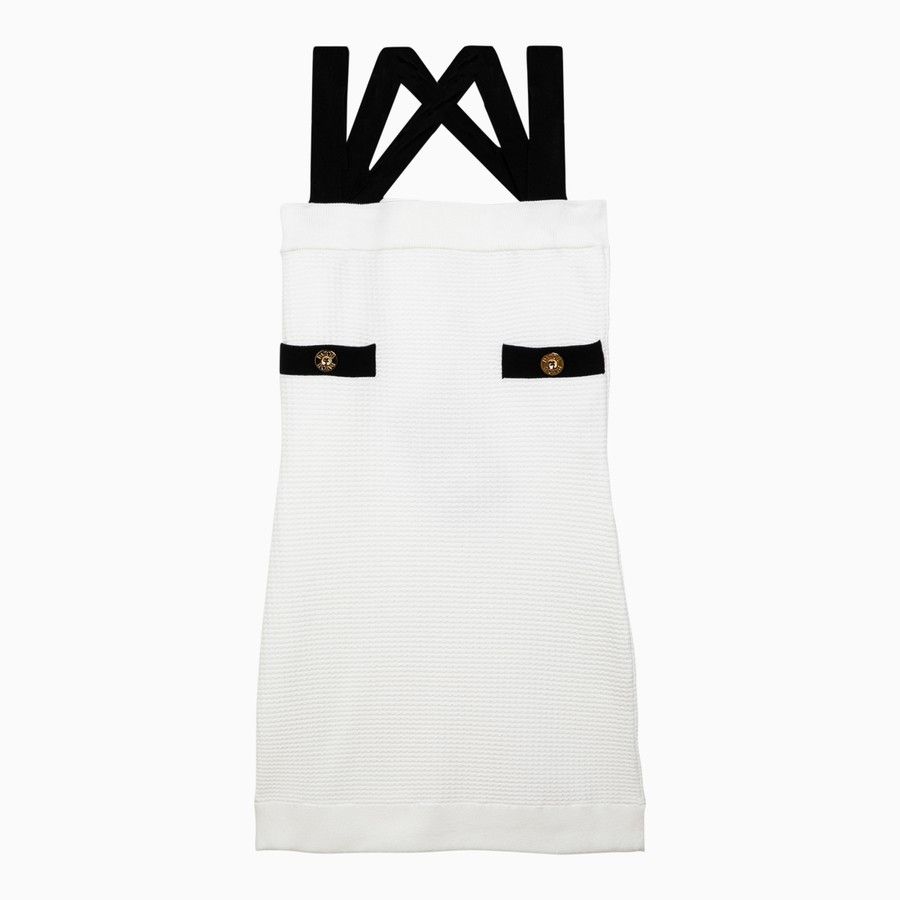 Patou o1d2blof0924 Cotton Dress in White Size S / US 4 / IT 40 - 1 Thumbnail