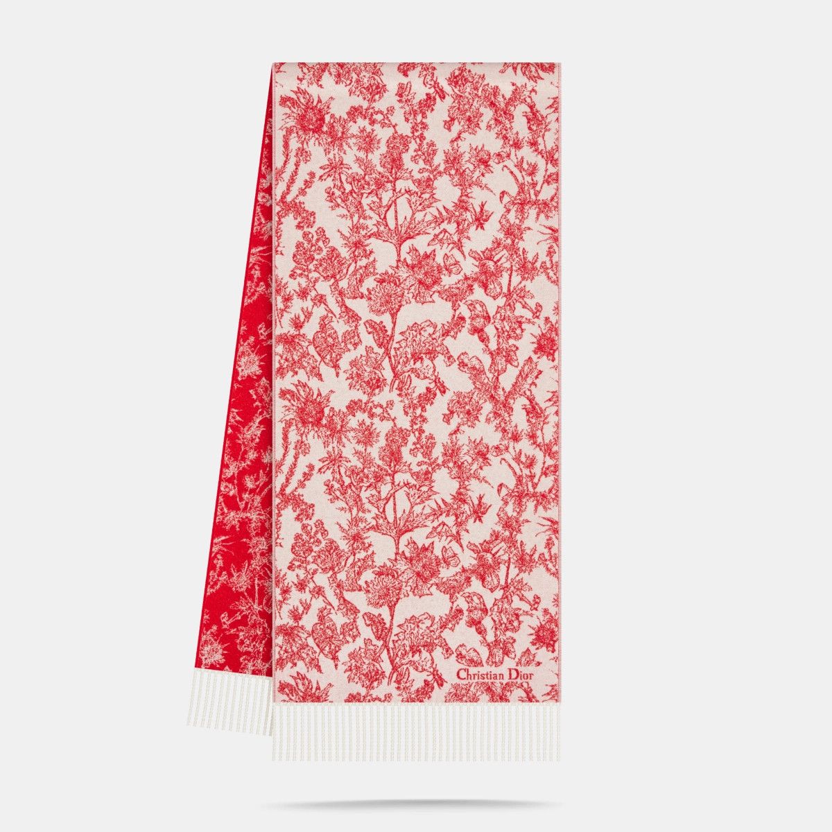 Dior o1bcso1str0226 Size:OS/Chardons Scarf in Red Size ONE SIZE - 1 Thumbnail