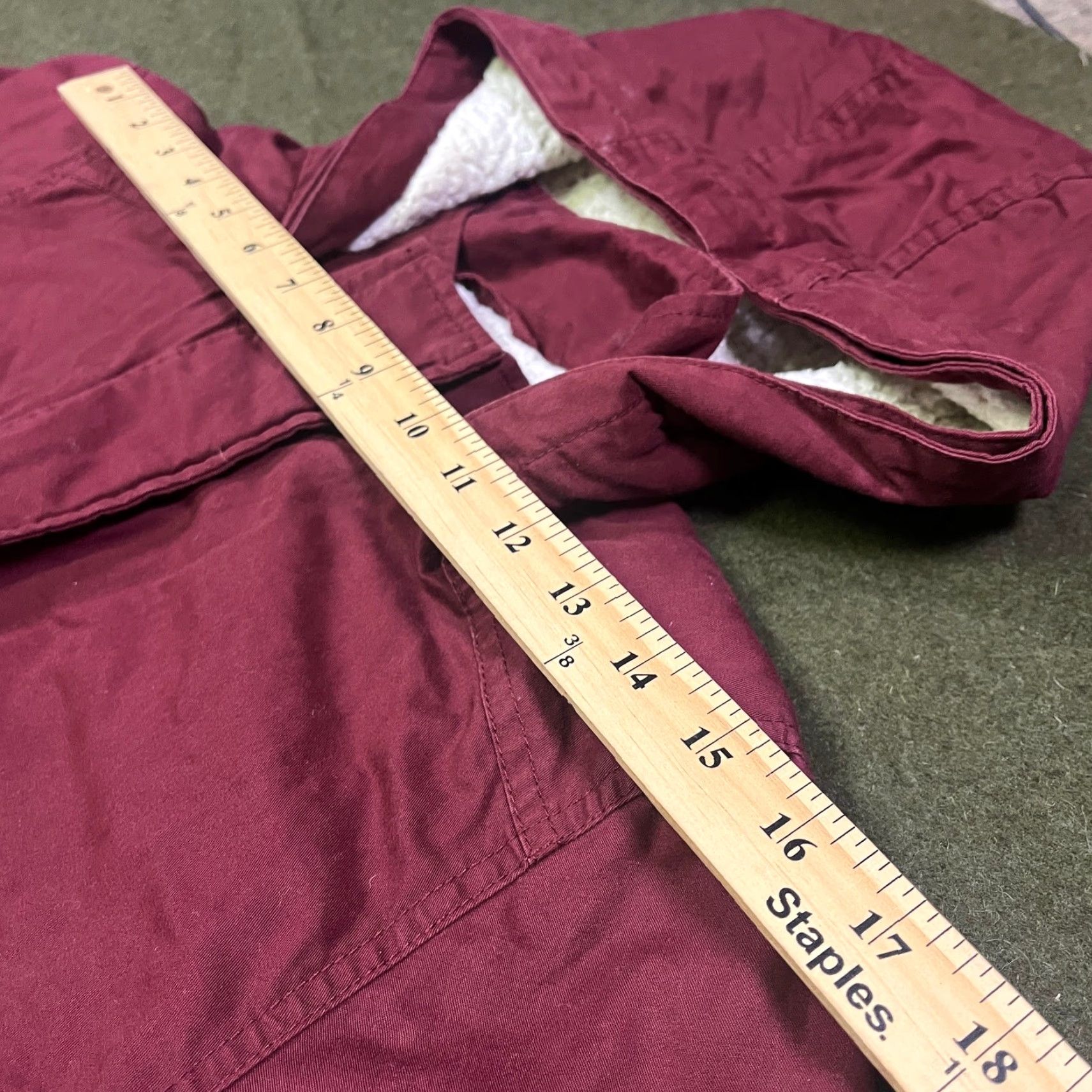 Gap GAP Hooded Red Parka Jacket Medium Petite Sherpa Fleece Lined User: GAP Hooded Red Parka Jacket Medium Petite Sherpa Fleece Lined Size M / US 6-8 / IT 42-44 - 4 Thumbnail