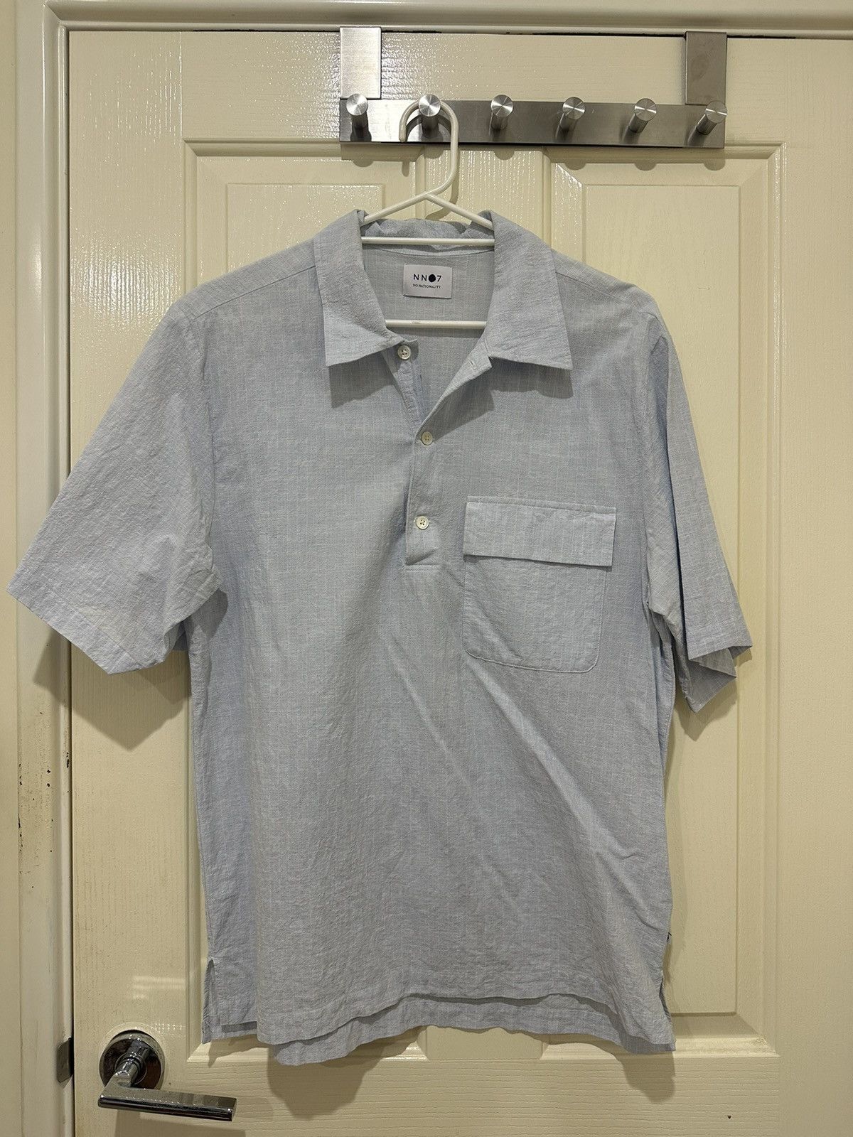 NN07 NN.07 No Nationality Blue Shirt Size US L / EU 52-54 / 3 - 1 Thumbnail