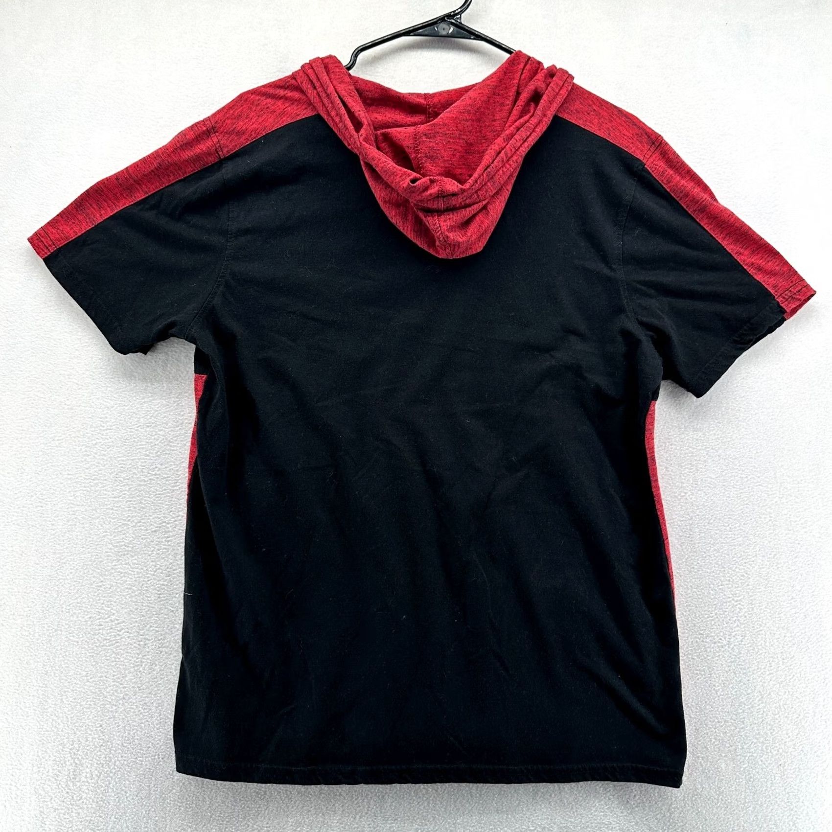 Vintage I Jeans By Buffalo Hooded T-Shirt Red Black Mens Size S Short Sleeve Size US S / EU 44-46 / 1 - 2 Thumbnail