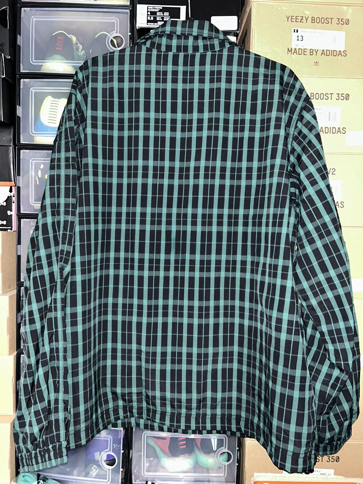 Supreme Supreme Nylon Plaid Pullover Green FW18 size XL NEW Size US XL / EU 56 / 4 - 6 Thumbnail