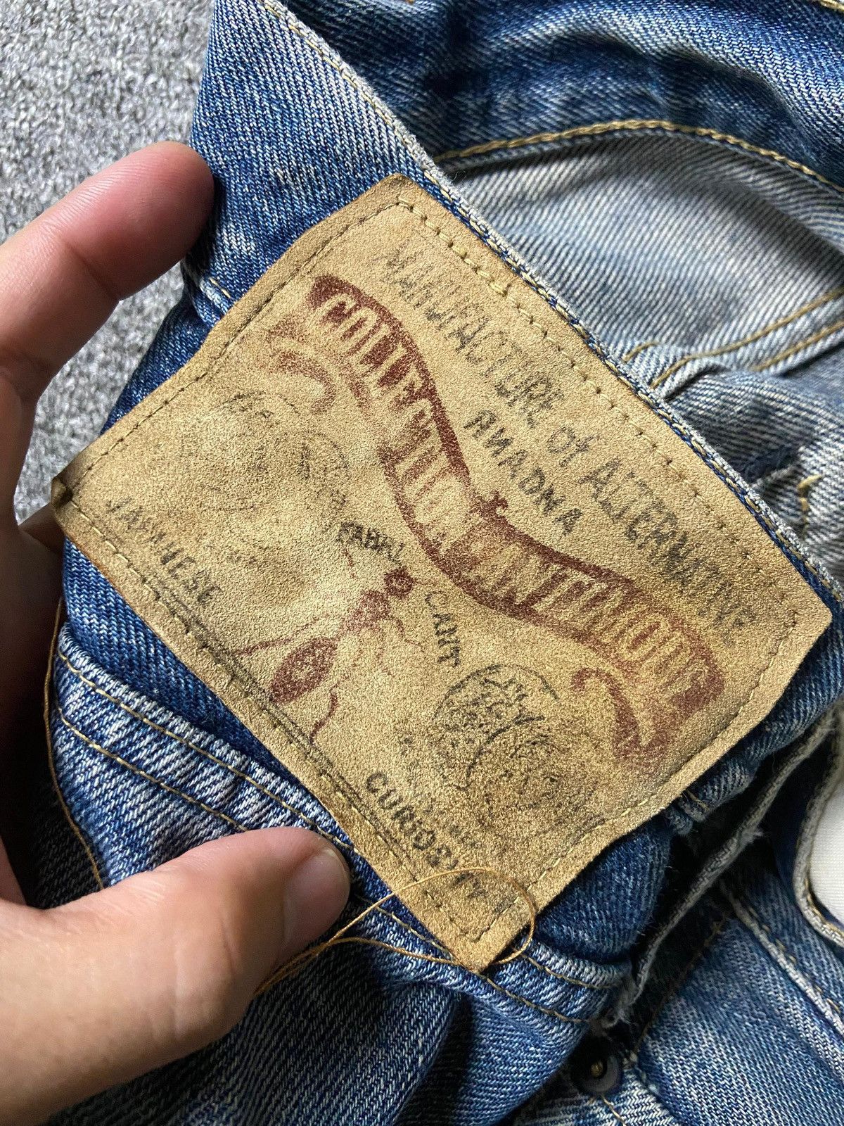 Japanese Brand Antimode Japanese Brand Distressed Jeans (165) Size US 29 - 3 Thumbnail