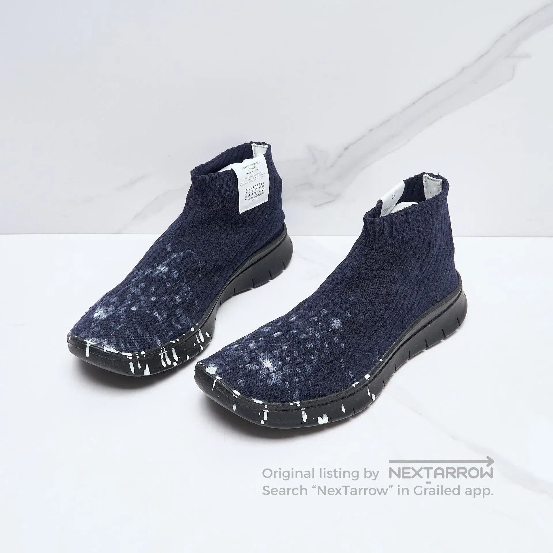 Maison Margiela Maison Margiela Splatter Sock Shoes. Size US 7 / EU 40 - 1 Thumbnail