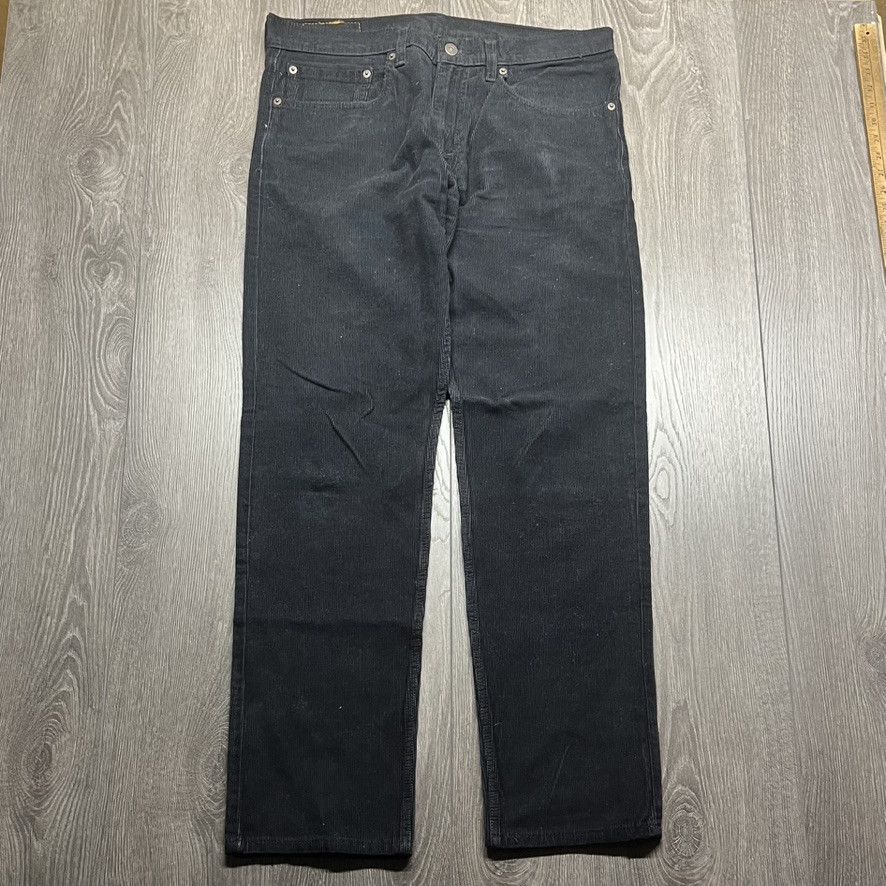 Levi's × Vintage Levis 502 Corduroy Black Pants 34 x 34 Vintage y2k Preppy Size US 34 / EU 50 - 5 Thumbnail