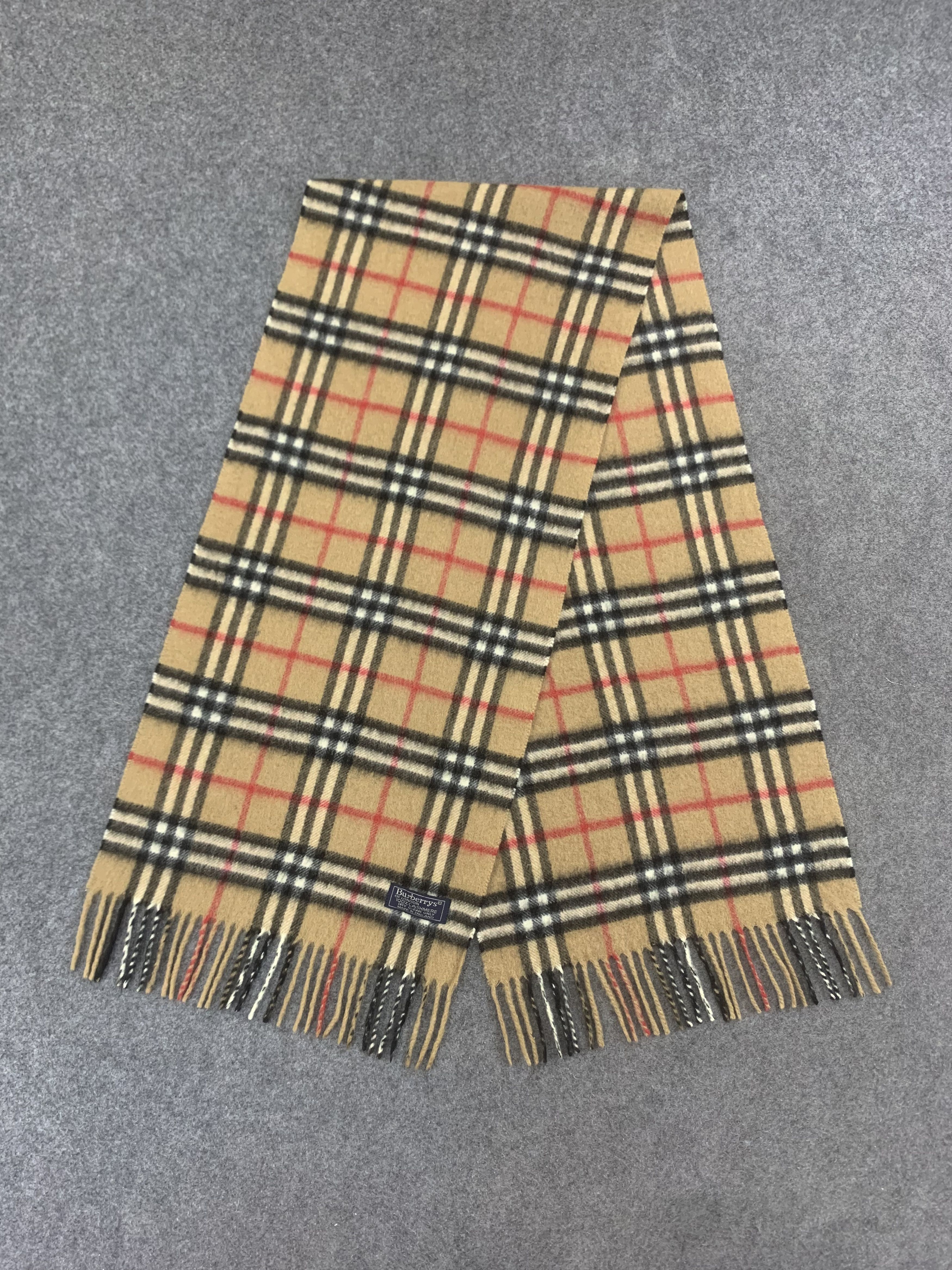 Burberry Burberry Scarf Cashmere Muffler Neck Wrap BL9249 Size ONE SIZE - 4 Thumbnail