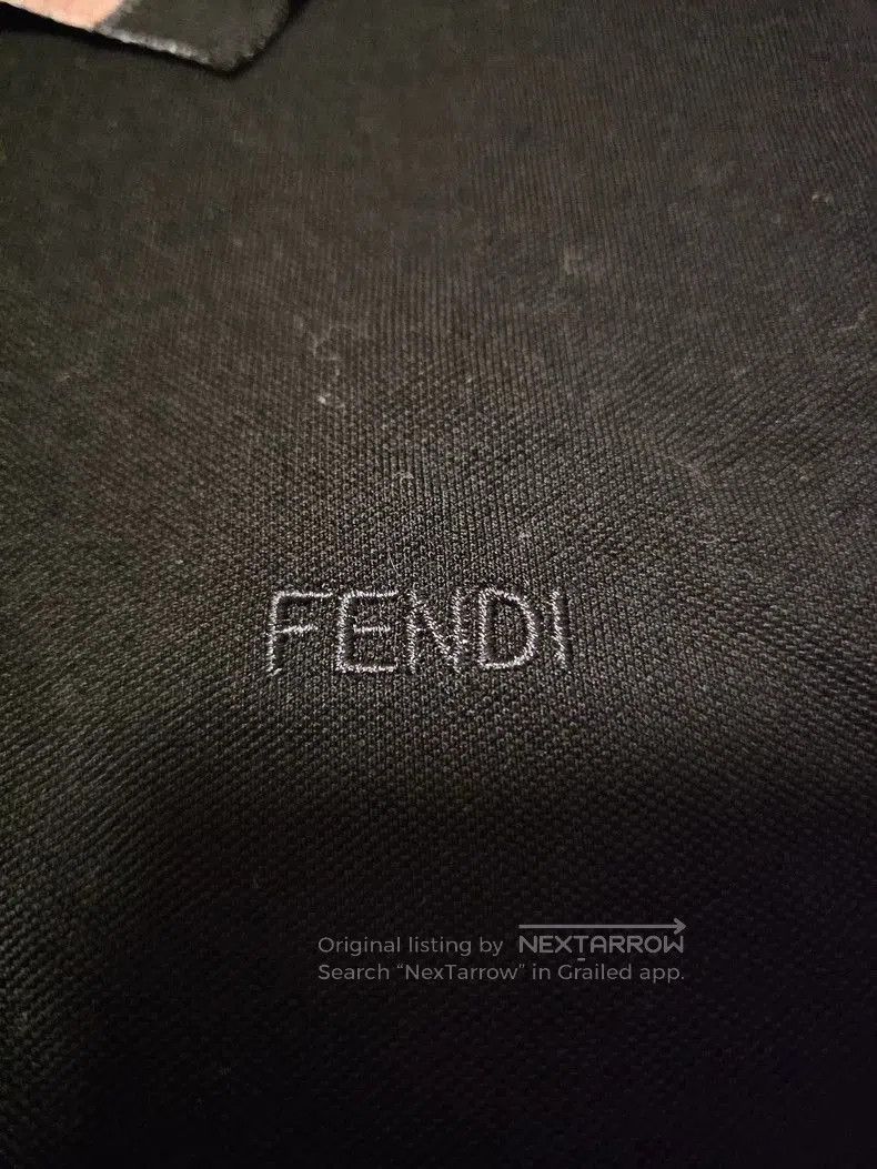 Fendi Fendi Men's Short Sleeve Polo Shirt. Size US XL / EU 56 / 4 - 2 Thumbnail