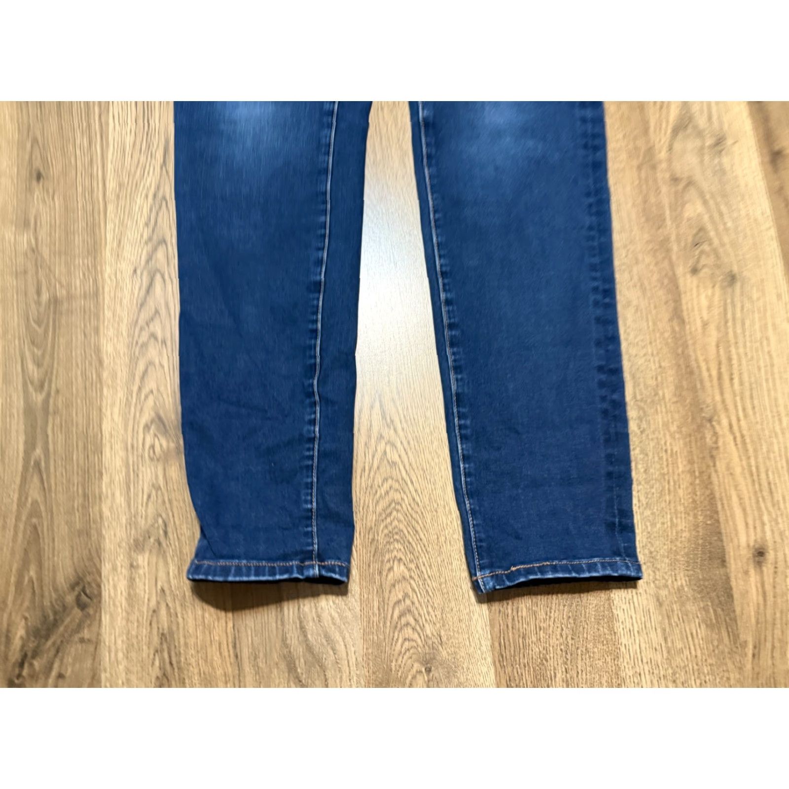 Vintage Liverpool Jeans Women's Size 10 Blue Denim Skinny Mid Rise 5-Pocket Stretch Jeans Size 32" / US 10 / IT 46 - 3 Thumbnail