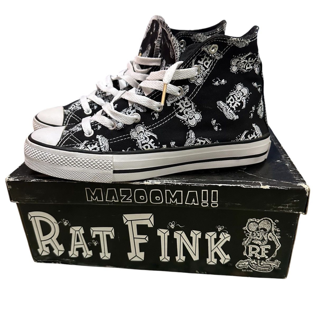 Japanese Brand × Vintage RAT FINK Shoes US Men 7.5 (Set Box) Size US 7.5 / EU 40-41 - 1 Thumbnail