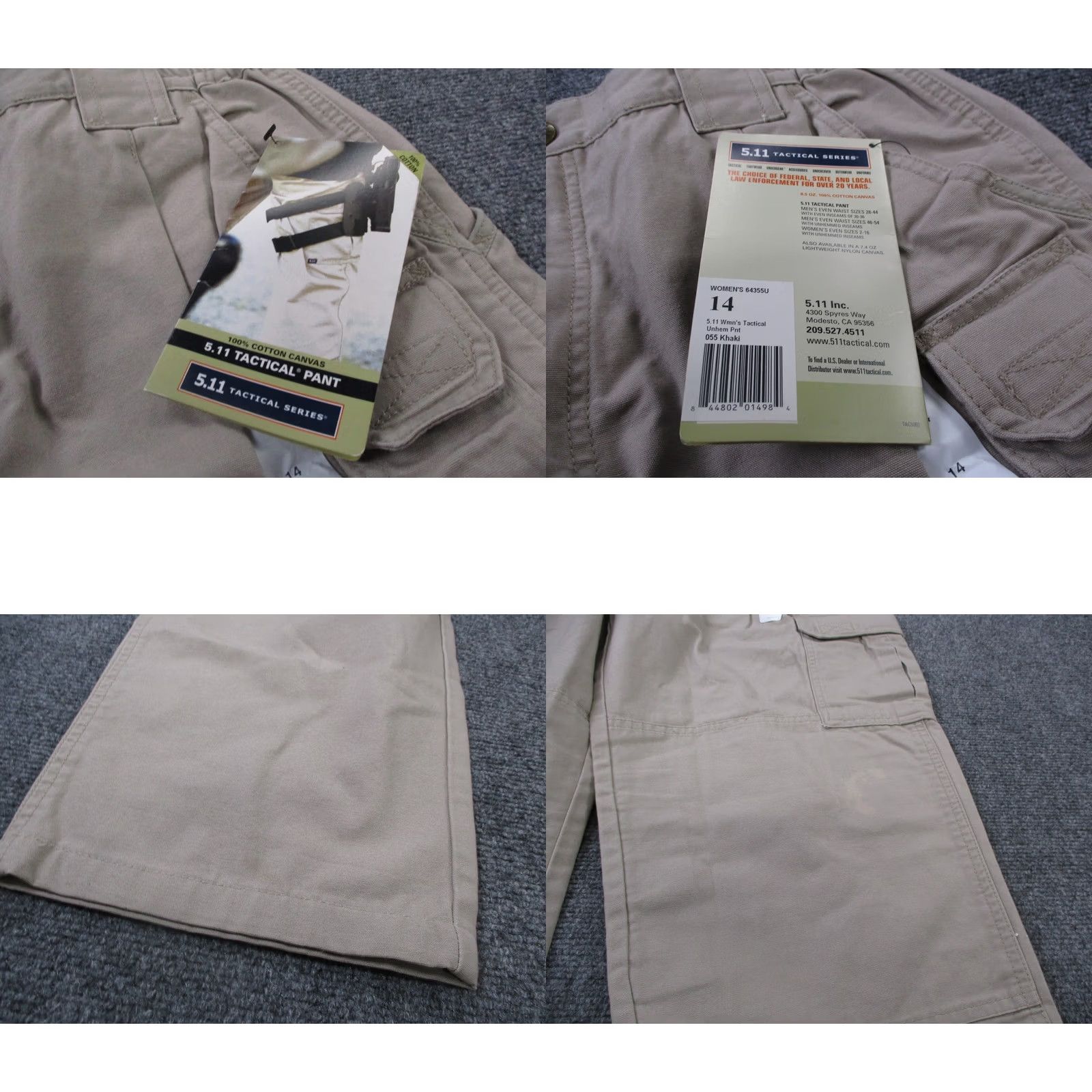 Vintage 5.11 Tactical Pants Women Cargo Canvas Beige 14 XS? 32 Inseam? (Please provide size/waist) Size 24" / US 00 / IT 34 - 8 Thumbnail