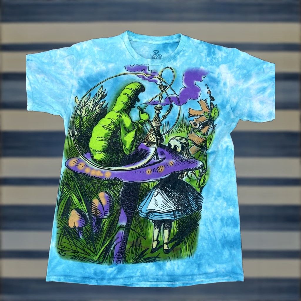 Liquid Blue Liquid Blue Alice in Wonderland Tie Dye T-Shirt Medium Size US M / EU 48-50 / 2 - 1 Thumbnail