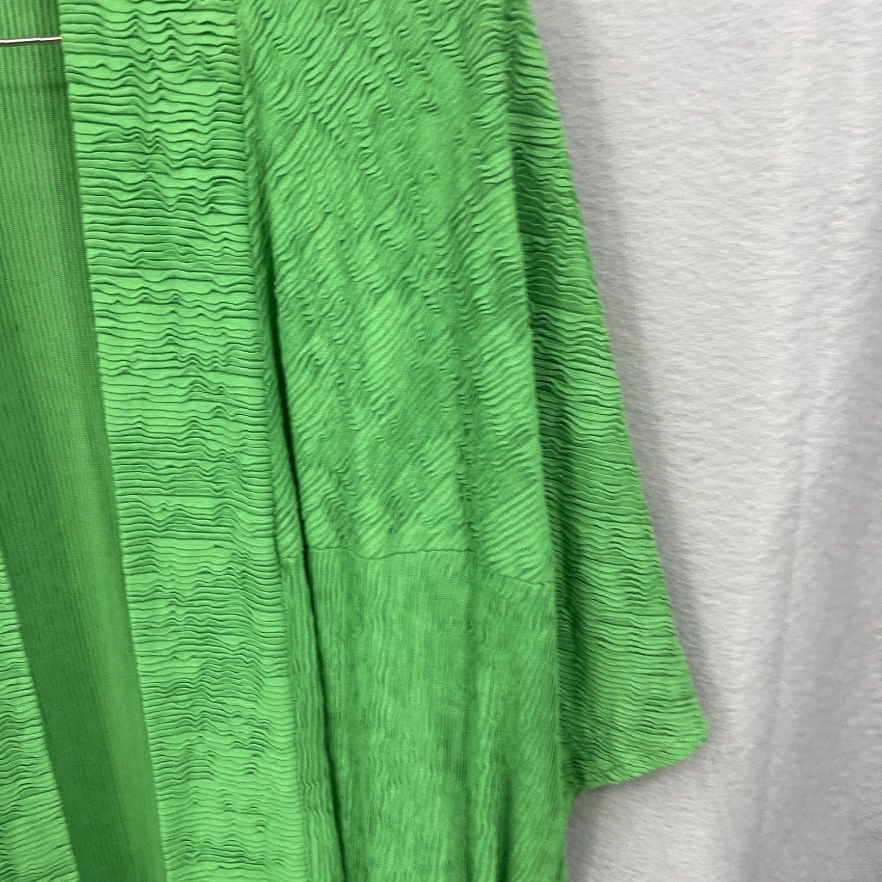 Vintage VTG Irene Kasmer Cardigan Womens M Green 1970s Vintage Secretary/Geek Dolman Sleeve Kimono Ribbed Cottagecore Shirt Mens/Womens Size M / US 6-8 / IT 42-44 - 6 Thumbnail
