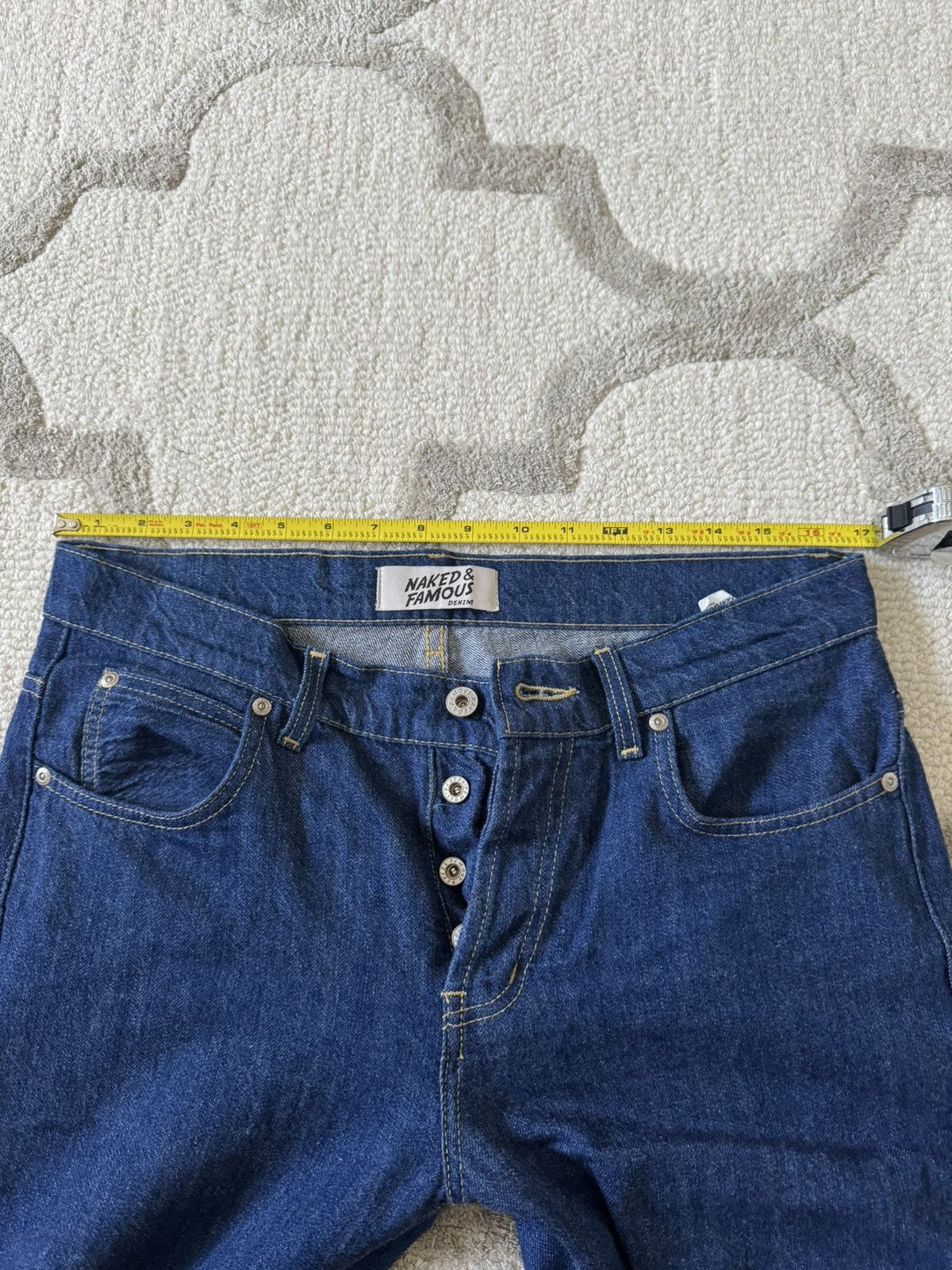 Naked & Famous Naked and Famous Jeans, 32x26, New Frontier Selvedge Blue Size US 32 / EU 48 - 5 Thumbnail