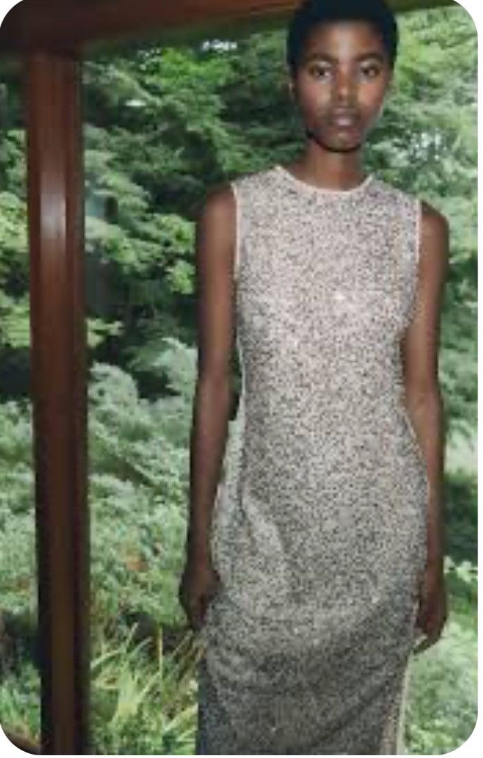 knee length dresses for ladies ZARA Midi/Long Cocktail Dress Blue Sequin Size Medium NWT  Style Exchange  Boutique PGH
