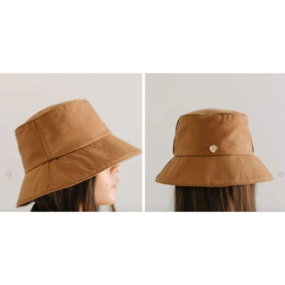 Other NWT Gigi Pip Brown Rylee Bucket Hat S/M 57 MSRP$64.00 Size ONE SIZE - 5 Thumbnail