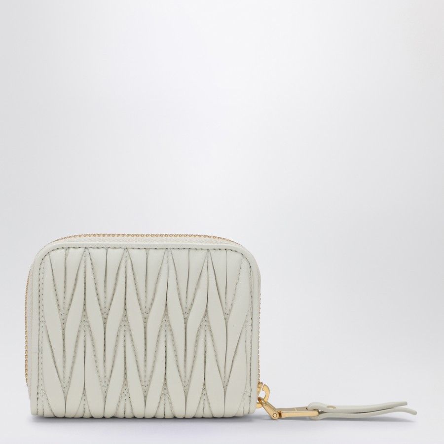Miu Miu o1d2blof0924 Size: OS / Wallet in White Size ONE SIZE - 3 Thumbnail