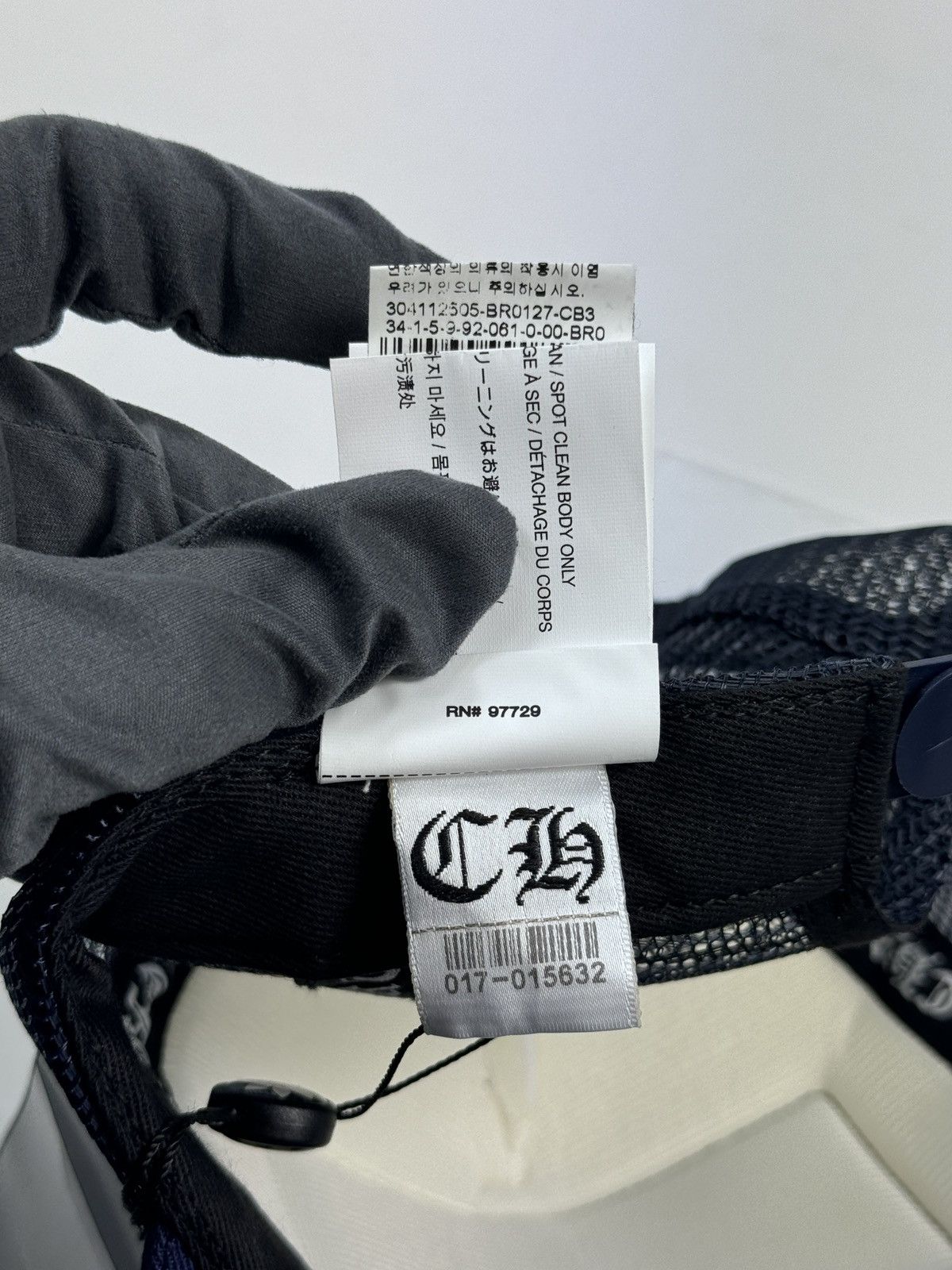 Chrome Hearts NAVY LOGO EMBROIDERED CAP ‼️RARE‼️ HONG KONG EXCLUSIVE * Size ONE SIZE - 10 Thumbnail