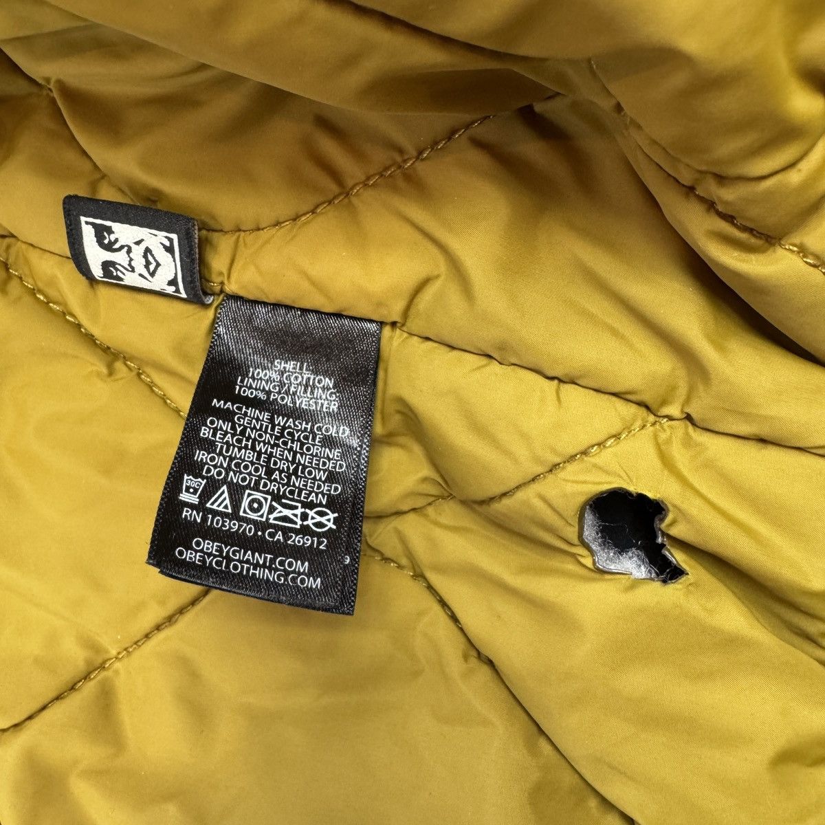 Obey Obey Zip Bomber Jacket with Gold Lining L Size US L / EU 52-54 / 3 - 6 Thumbnail