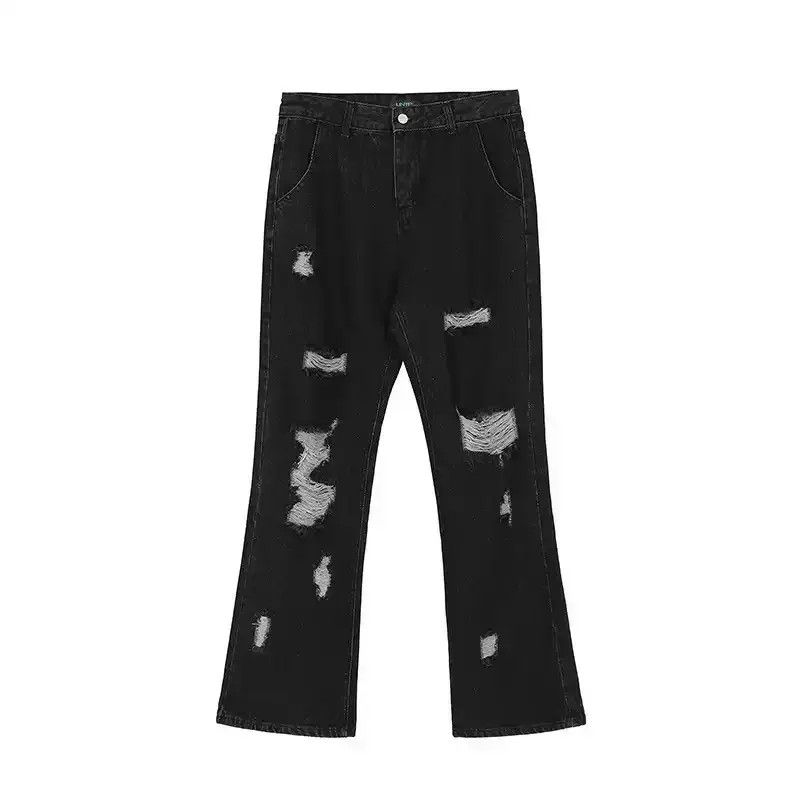 Japanese Brand Ripped Hip Hop Hole Embroidery Jeans Size US 32 / EU 48 - 6 Thumbnail