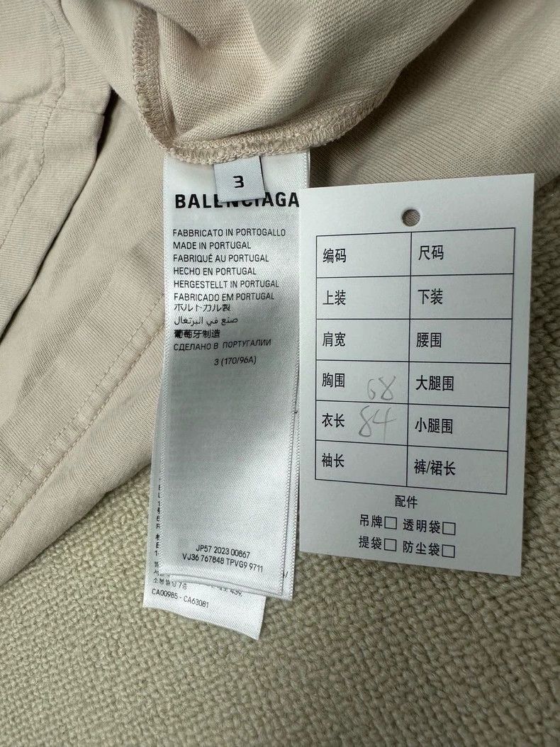 Balenciaga Balenciaga Monogrammed printed crewneck pullover short sle Size US L / EU 52-54 / 3 - 5 Thumbnail