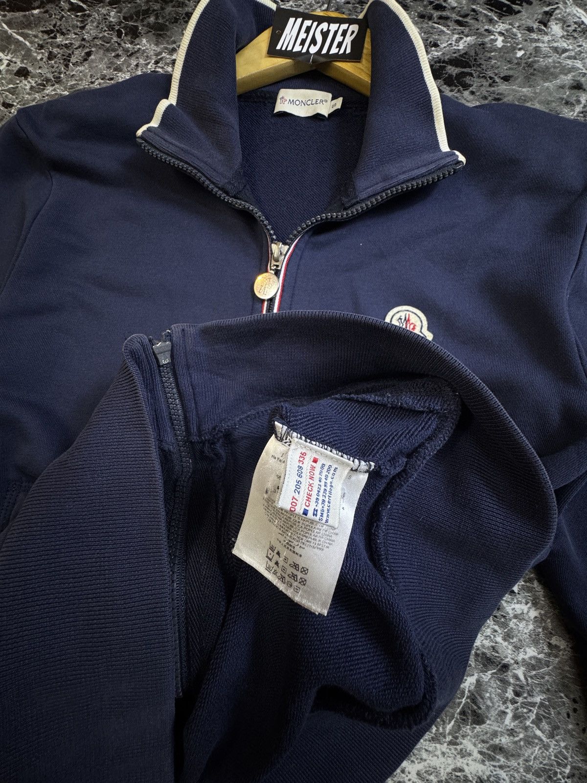 Moncler Moncler Zip sweatshirt sweater Size US S / EU 44-46 / 1 - 5 Thumbnail