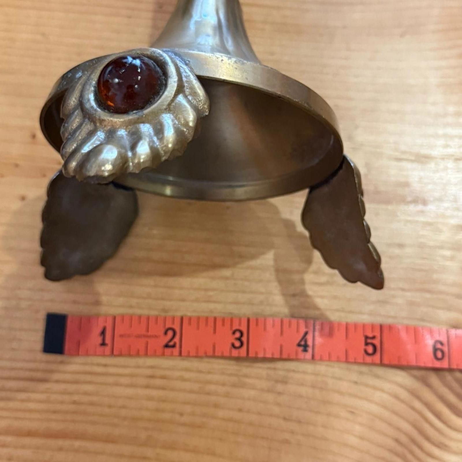 Other Large Brass Candlestick Cabochon Candlestick Size ONE SIZE - 6 Thumbnail