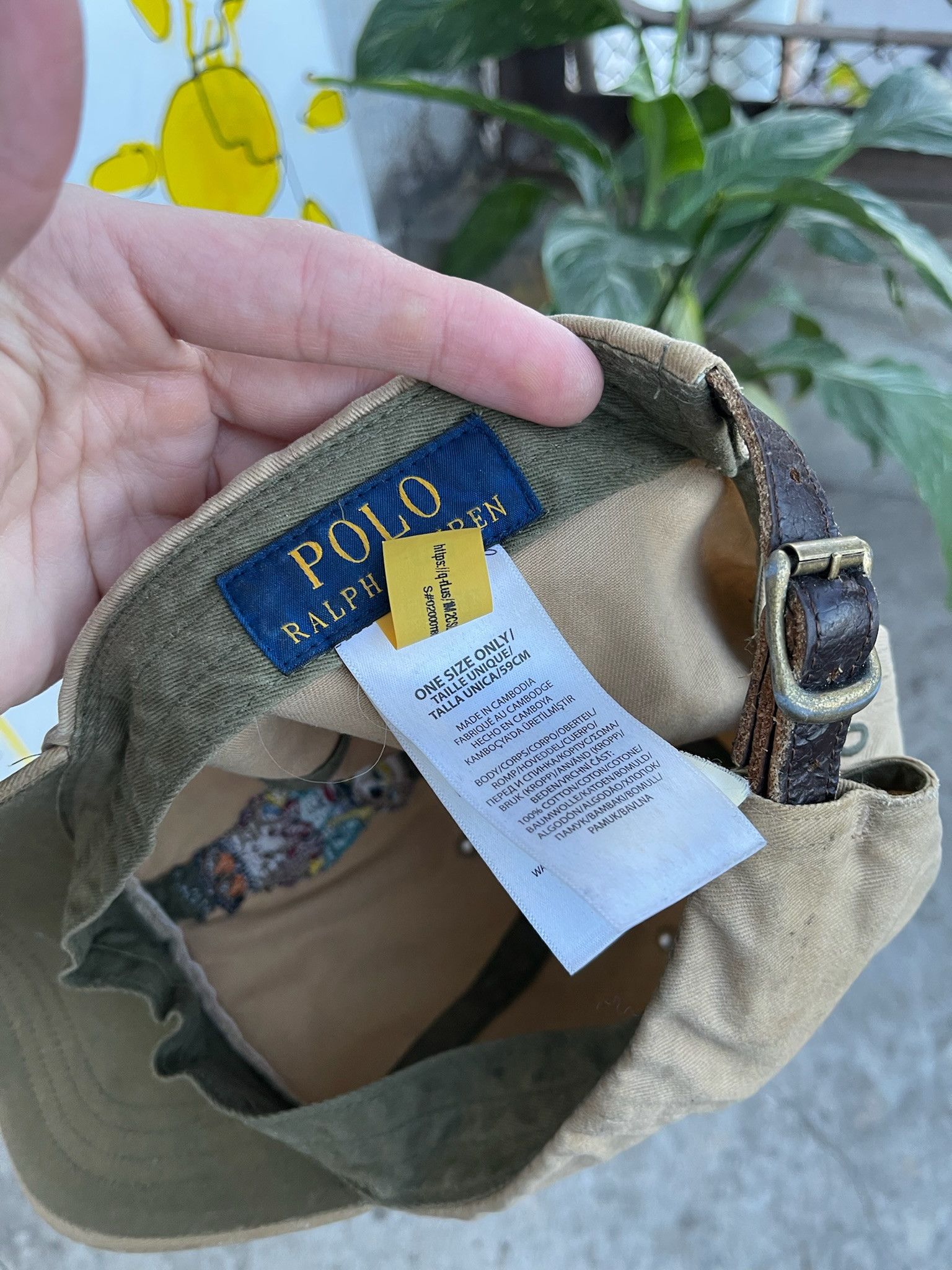 Polo Ralph Lauren Vintage Polo Ralph Lauren Sport Bear Sun Faded Cap Size ONE SIZE - 15 Thumbnail