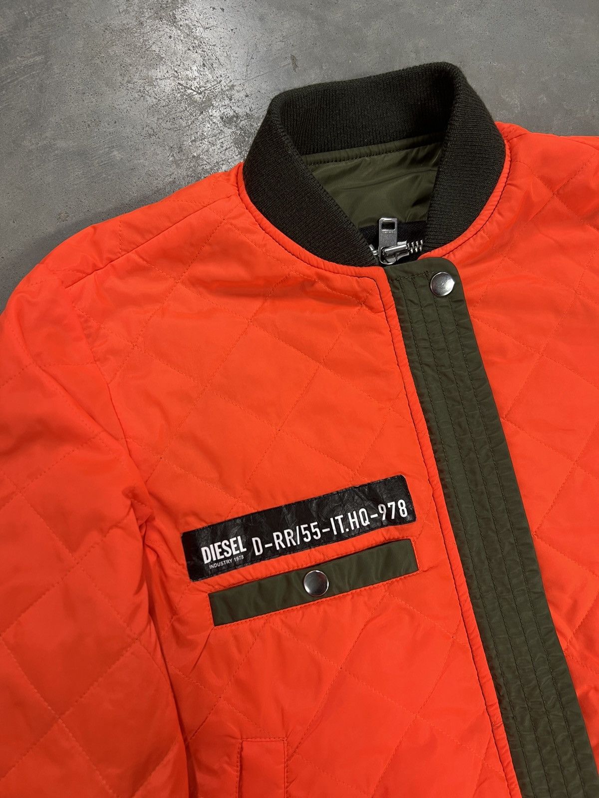 Archive Diesel MA-1 Reversible Bomber Jacket Multipocket Zip