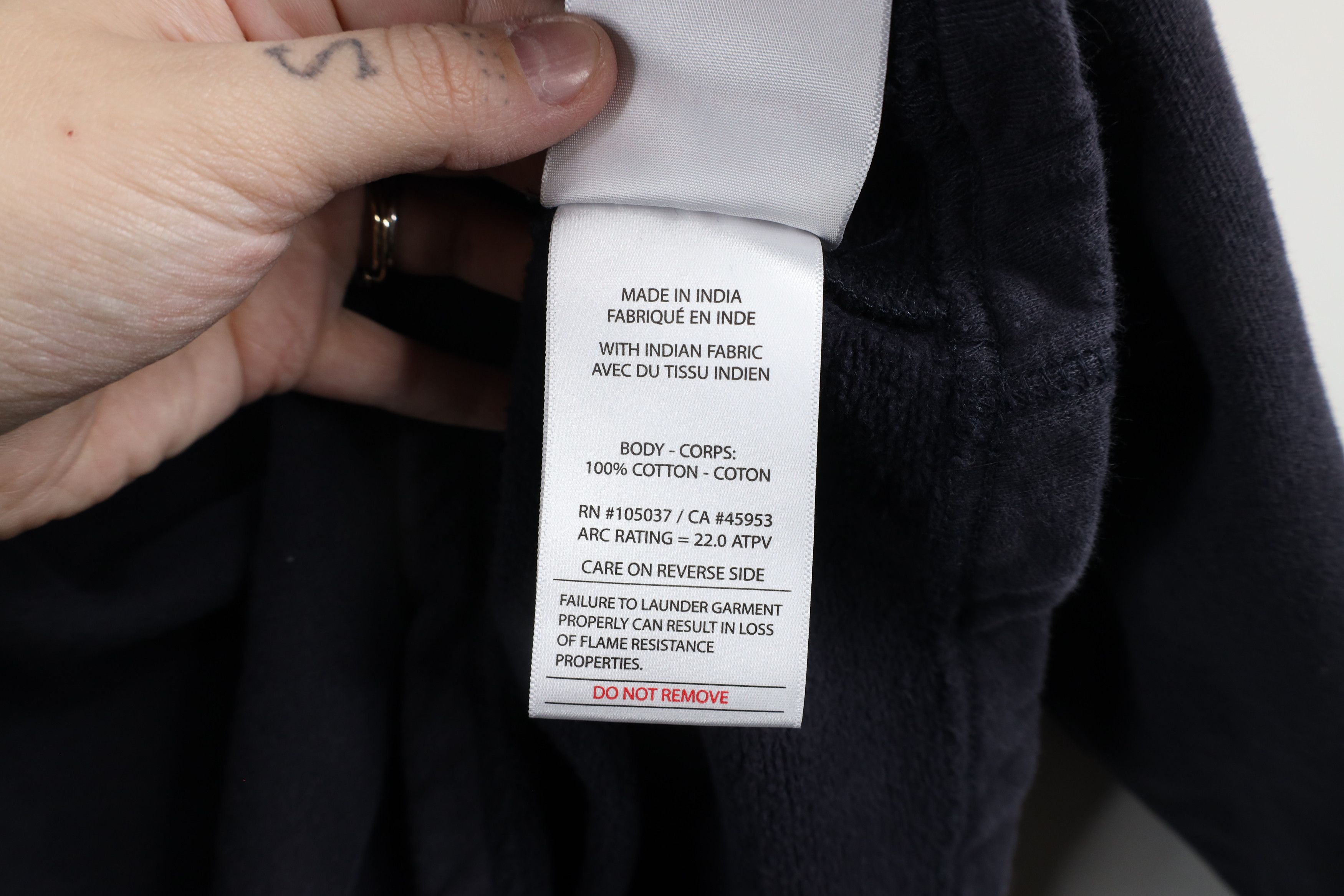 Ariat × Vintage Ariat FR Cat2 2112 Fire Resistant Half Zip Sweatshirt Blue Size US M / EU 48-50 / 2 - 10 Thumbnail