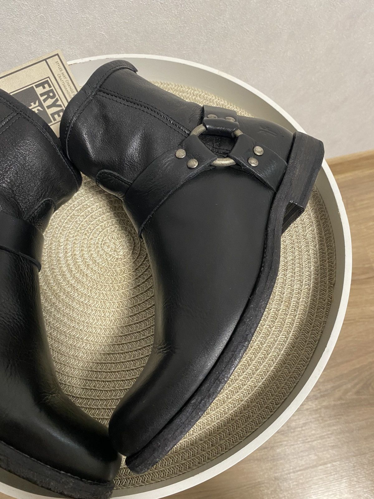 Frye Frye Phillip Harness AS98 Sendra Moto Biker Boots Size: 37 Size US 7 / IT 37 - 3 Thumbnail