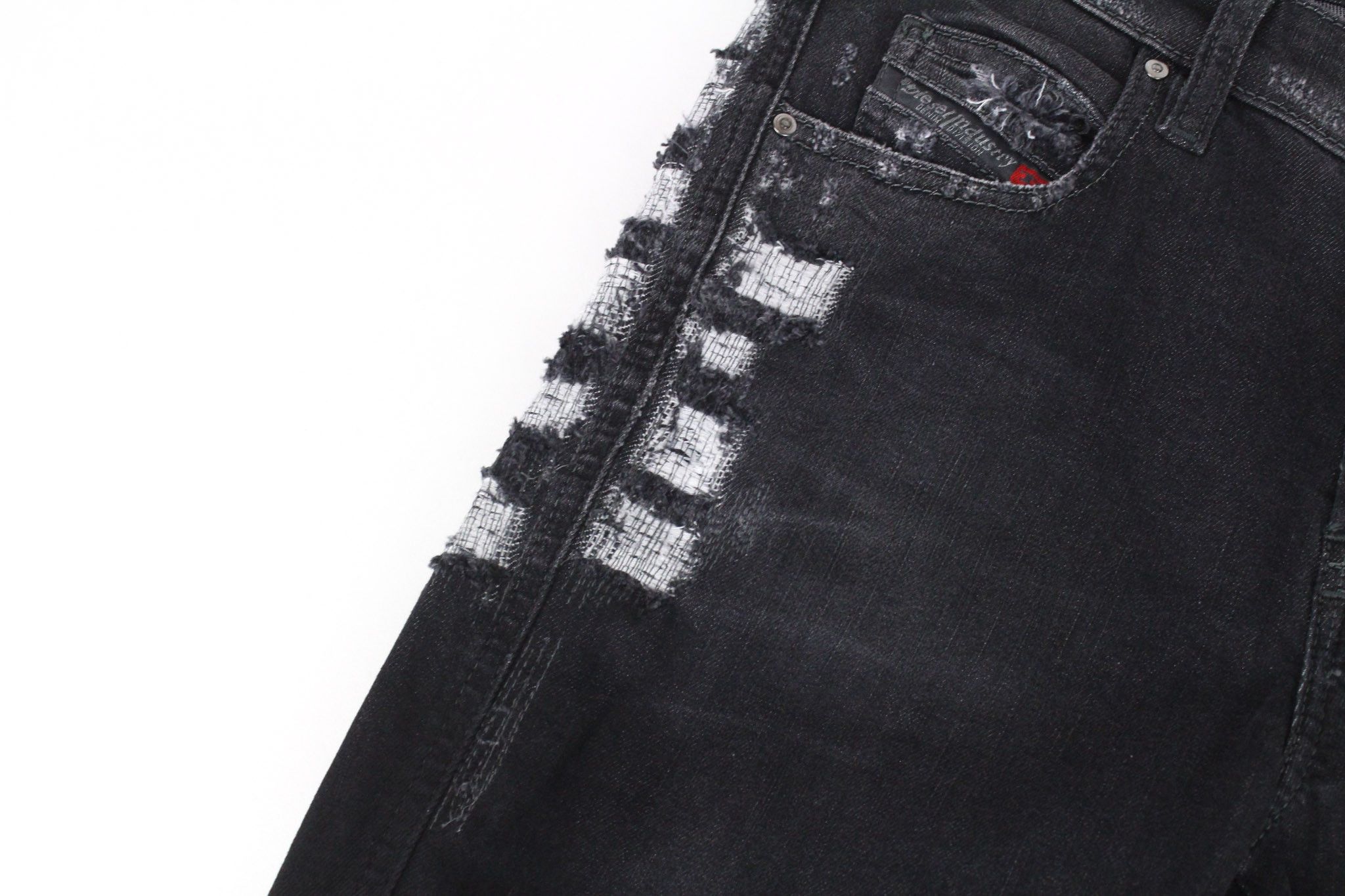 Diesel BABHILA 084YT W24/L32 Grey Distress Girls Jeans 71179 Size 24" / US 00 / IT 34 - 4 Thumbnail